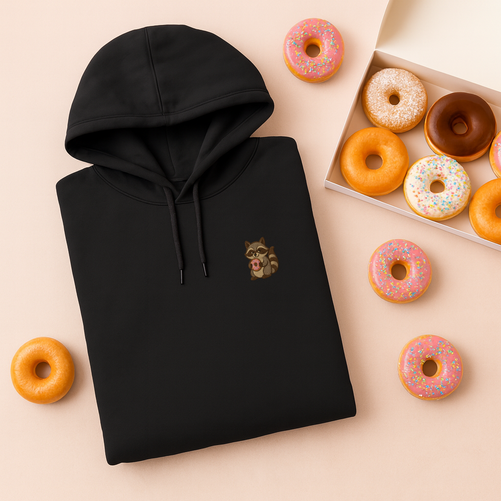 Embroidered Trash Panda Hoodie