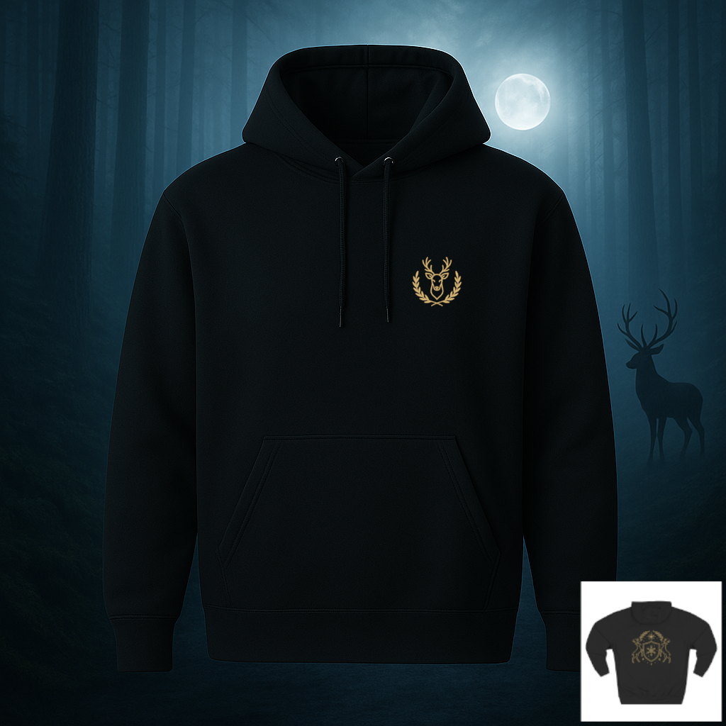 Stag Laurel Hoodie