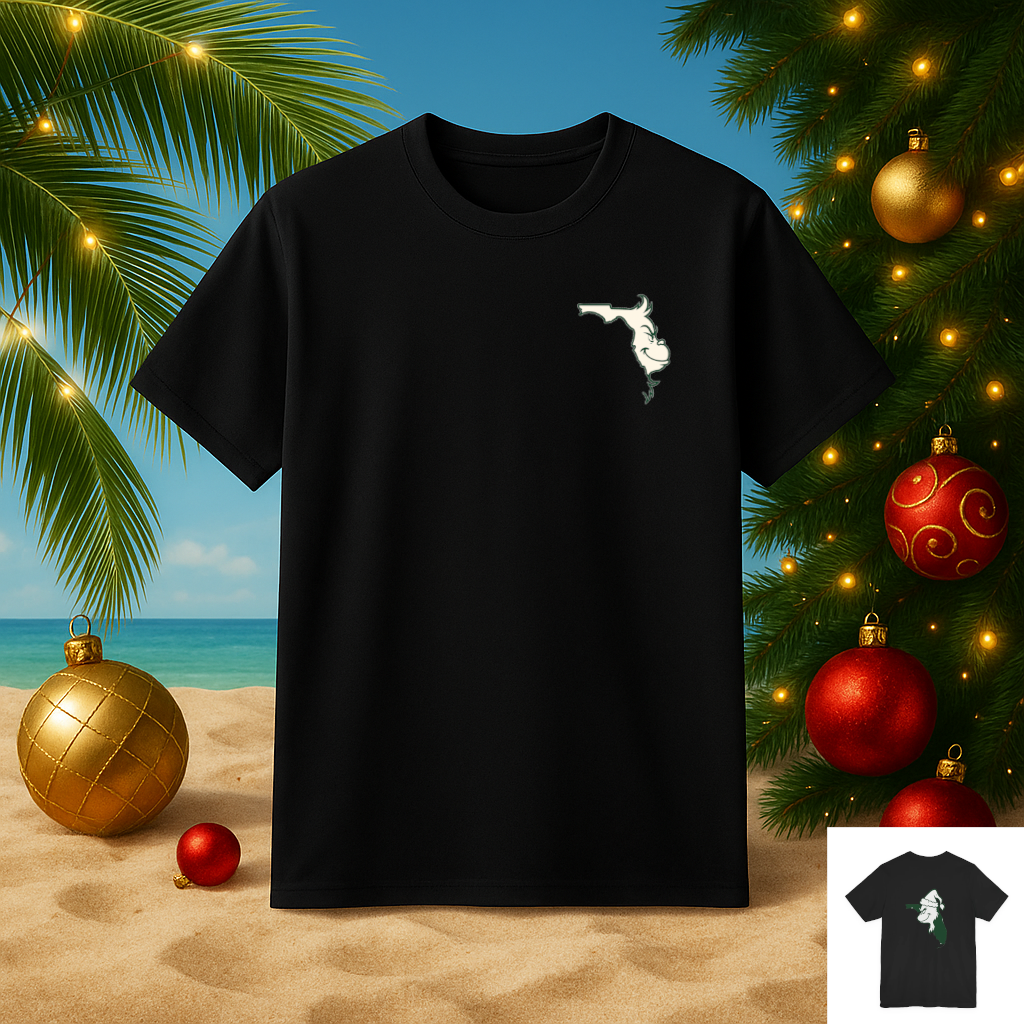 Double Sided Florida Grinch T‑Shirt