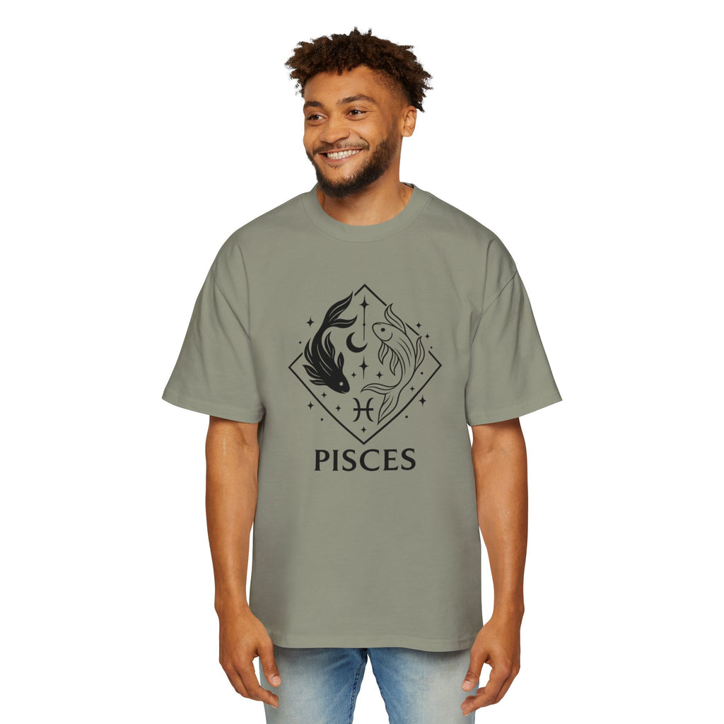 Oversized Pisces Tee - Streetwear meets Mythology