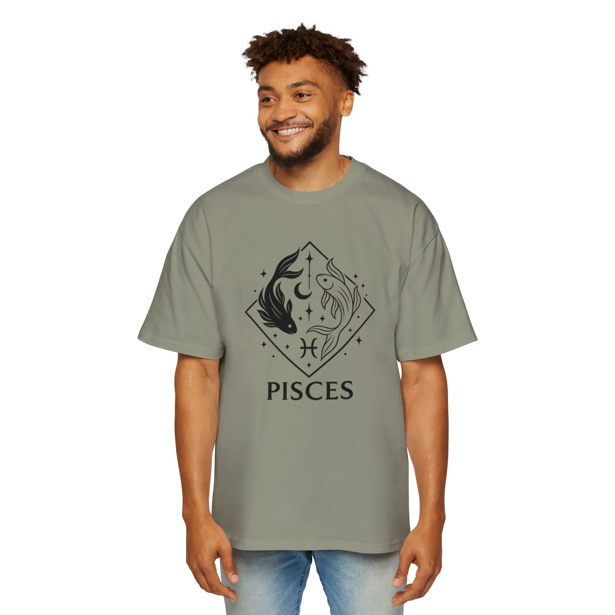 Oversized Pisces Tee - Streetwear meets Mythology