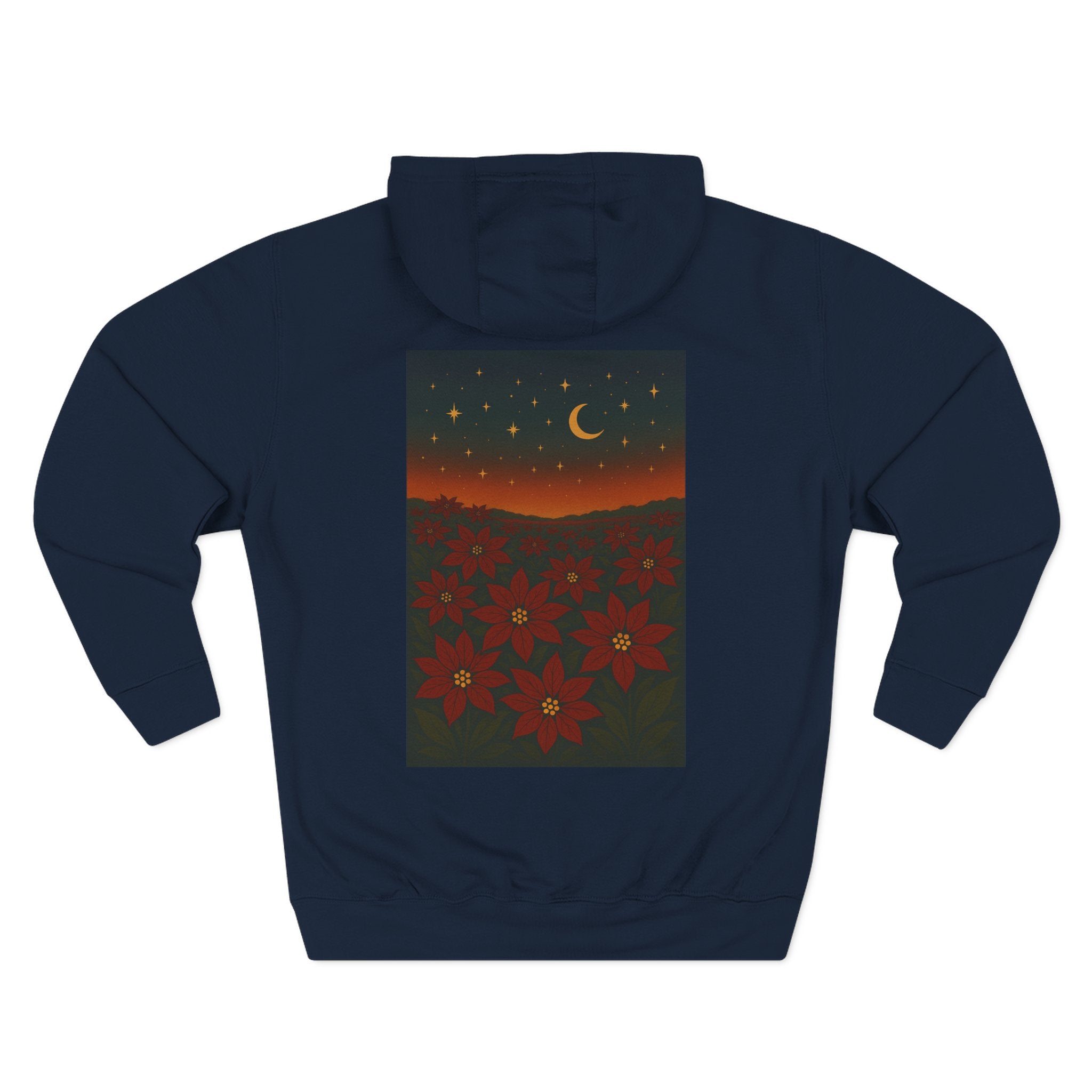 Poinsettia Winter Bloom Hoodie