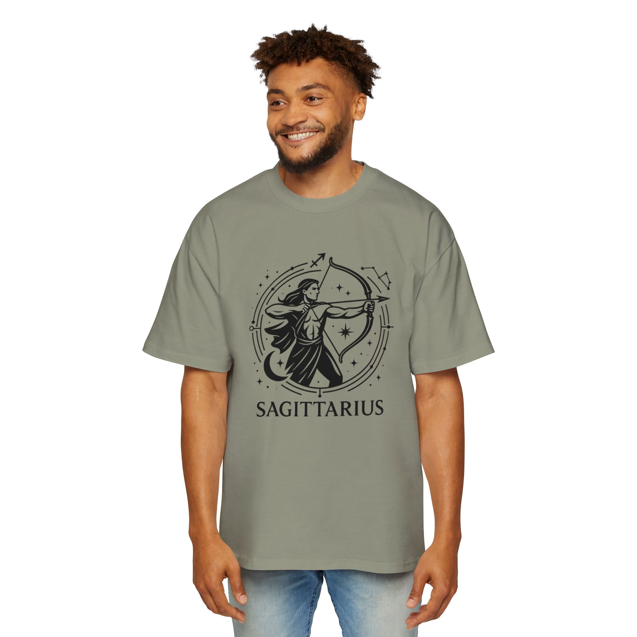 Oversized Sagittarius Tee - Streetwear meets Mythology