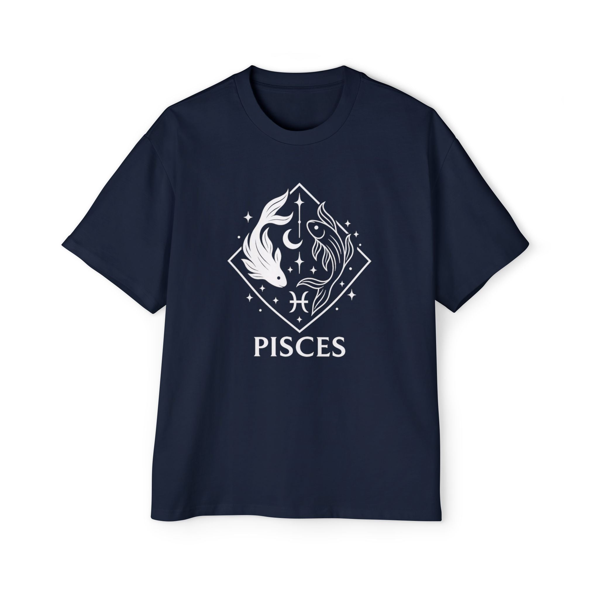 Oversized Pisces Tee - Streetwear meets Mythology