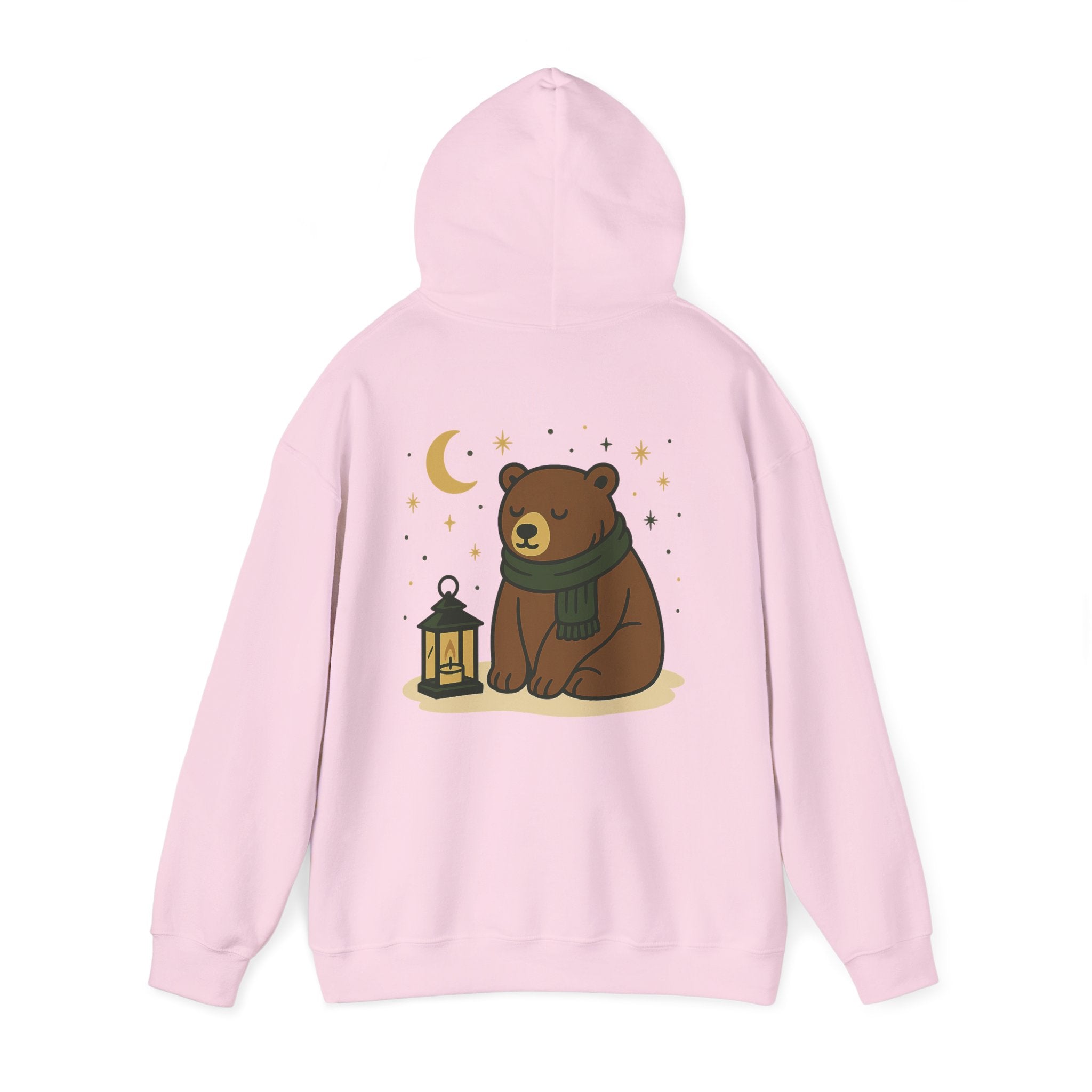Cozy Lantern Bear Hoodie