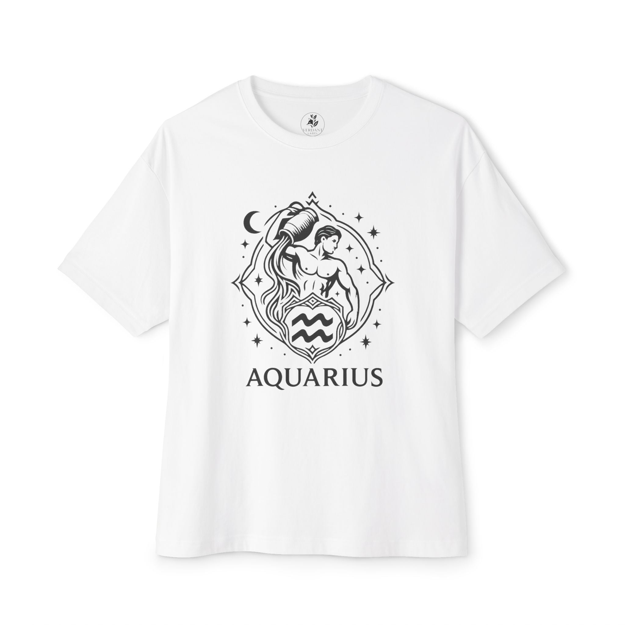 Oversized Aquarius Tee - Streetwear meets Mythology