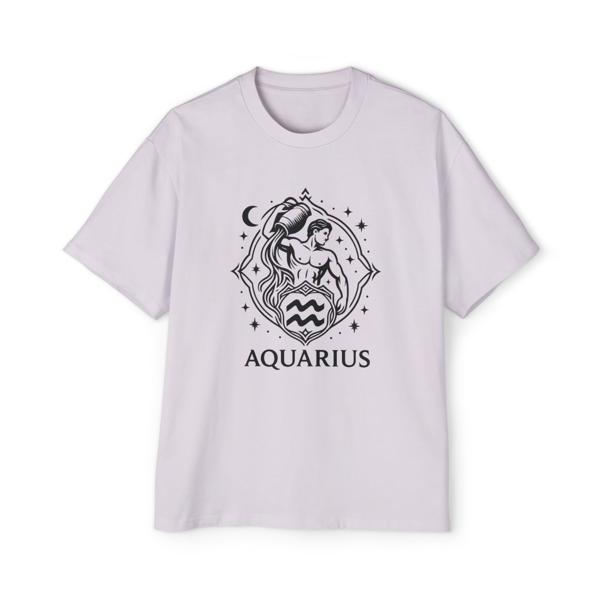 Oversized Aquarius Tee - Streetwear meets Mythology