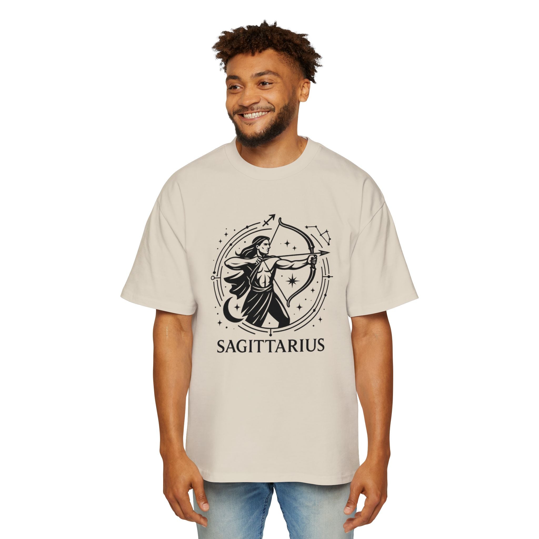 Oversized Sagittarius Tee - Streetwear meets Mythology