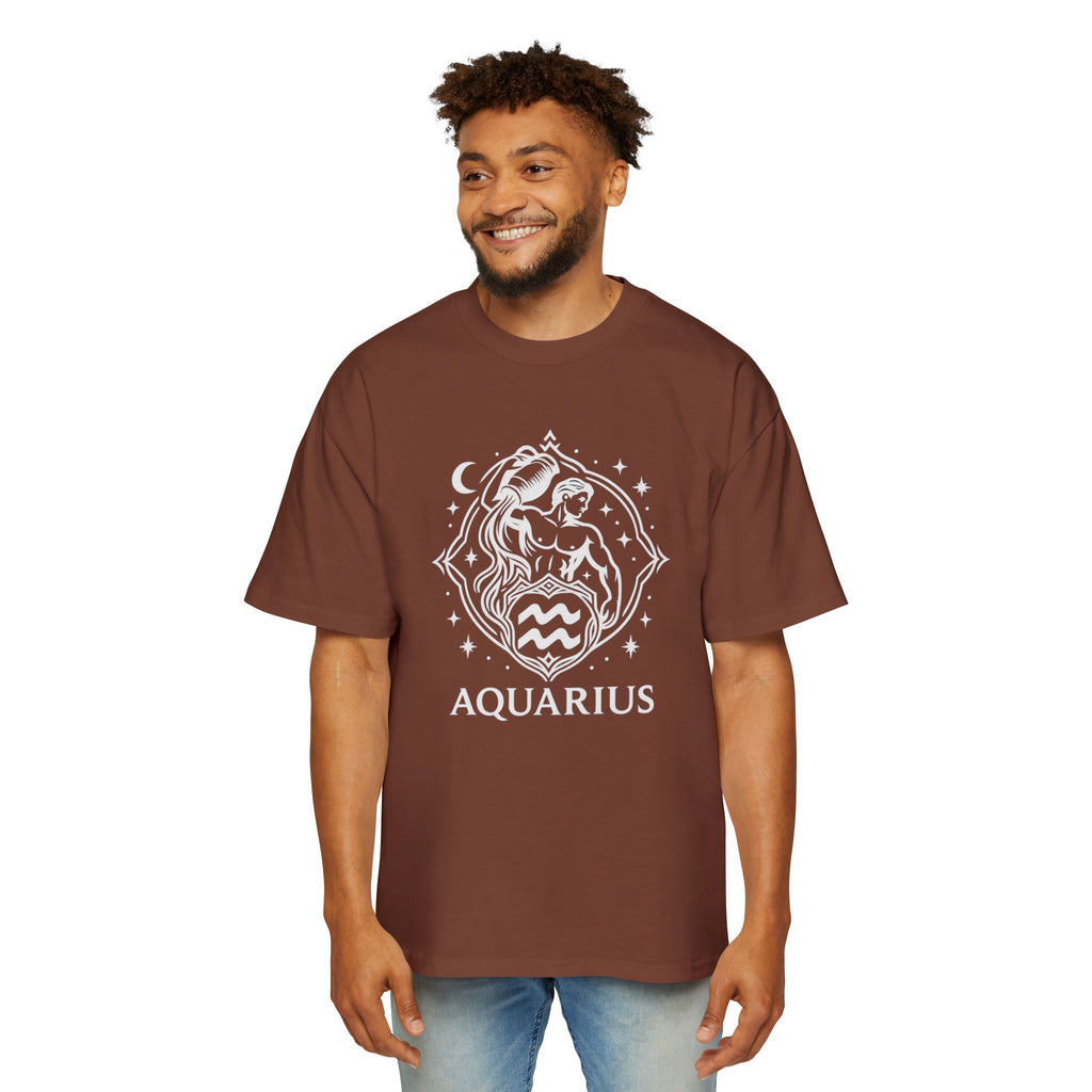 Oversized Aquarius Tee - Streetwear meets Mythology