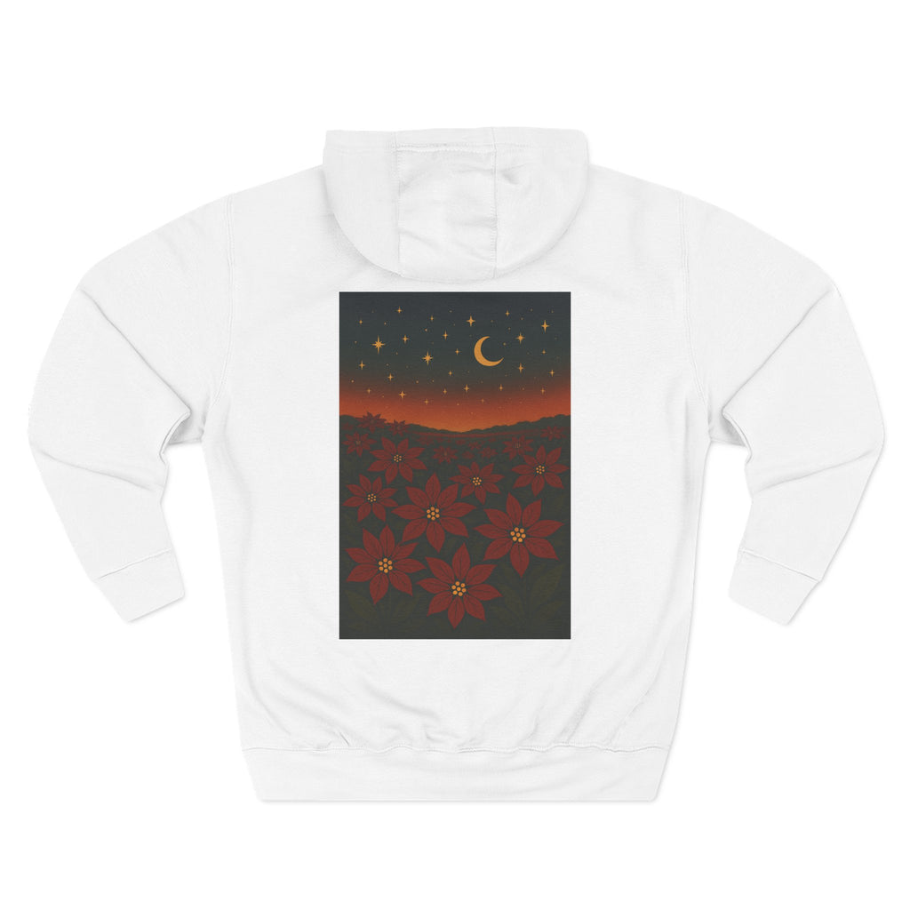 Poinsettia Winter Bloom Hoodie