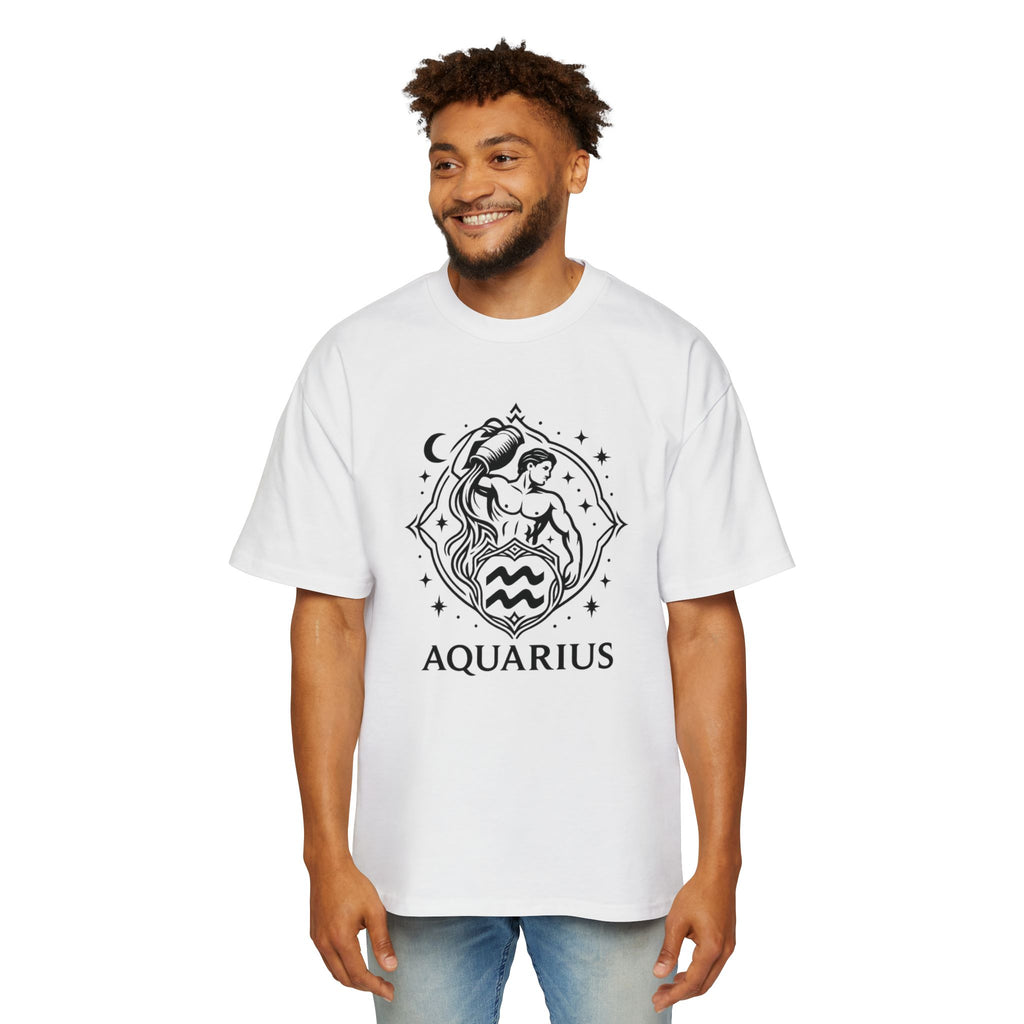 Oversized Aquarius Tee - Streetwear meets Mythology