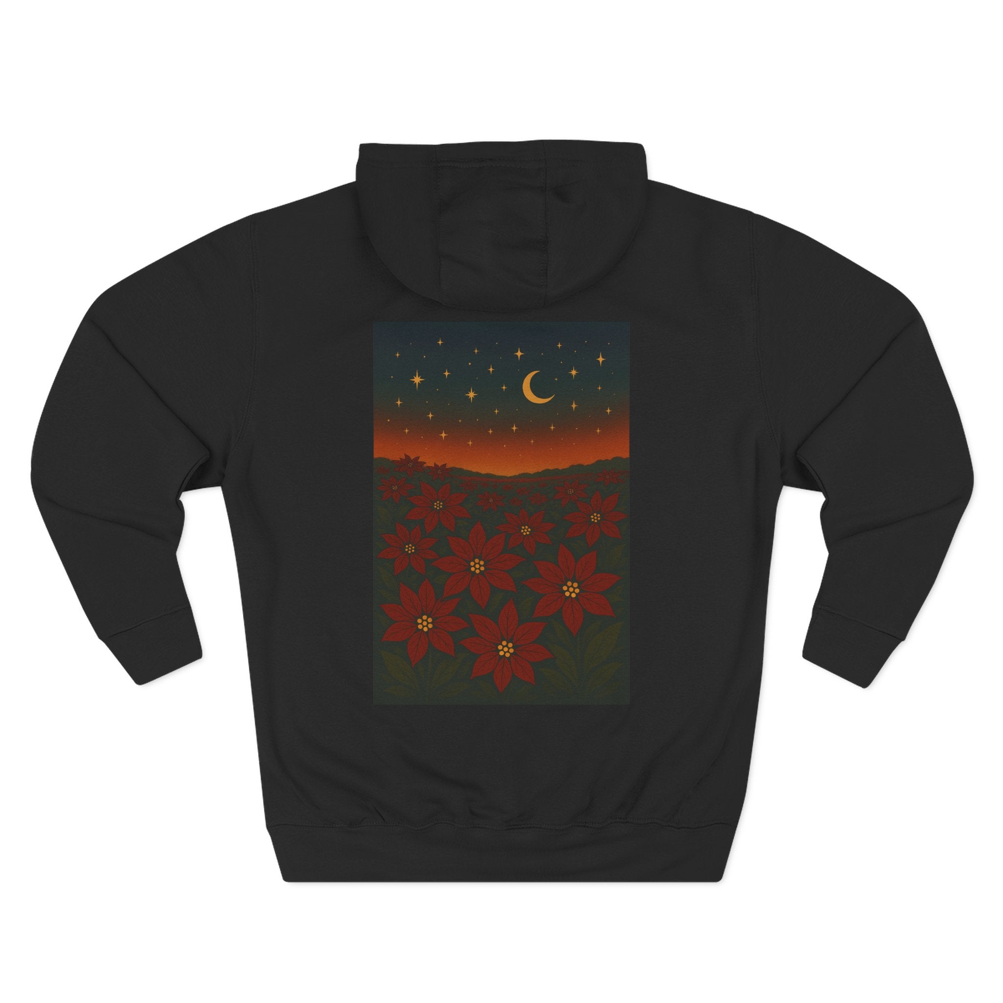 Poinsettia Winter Bloom Hoodie