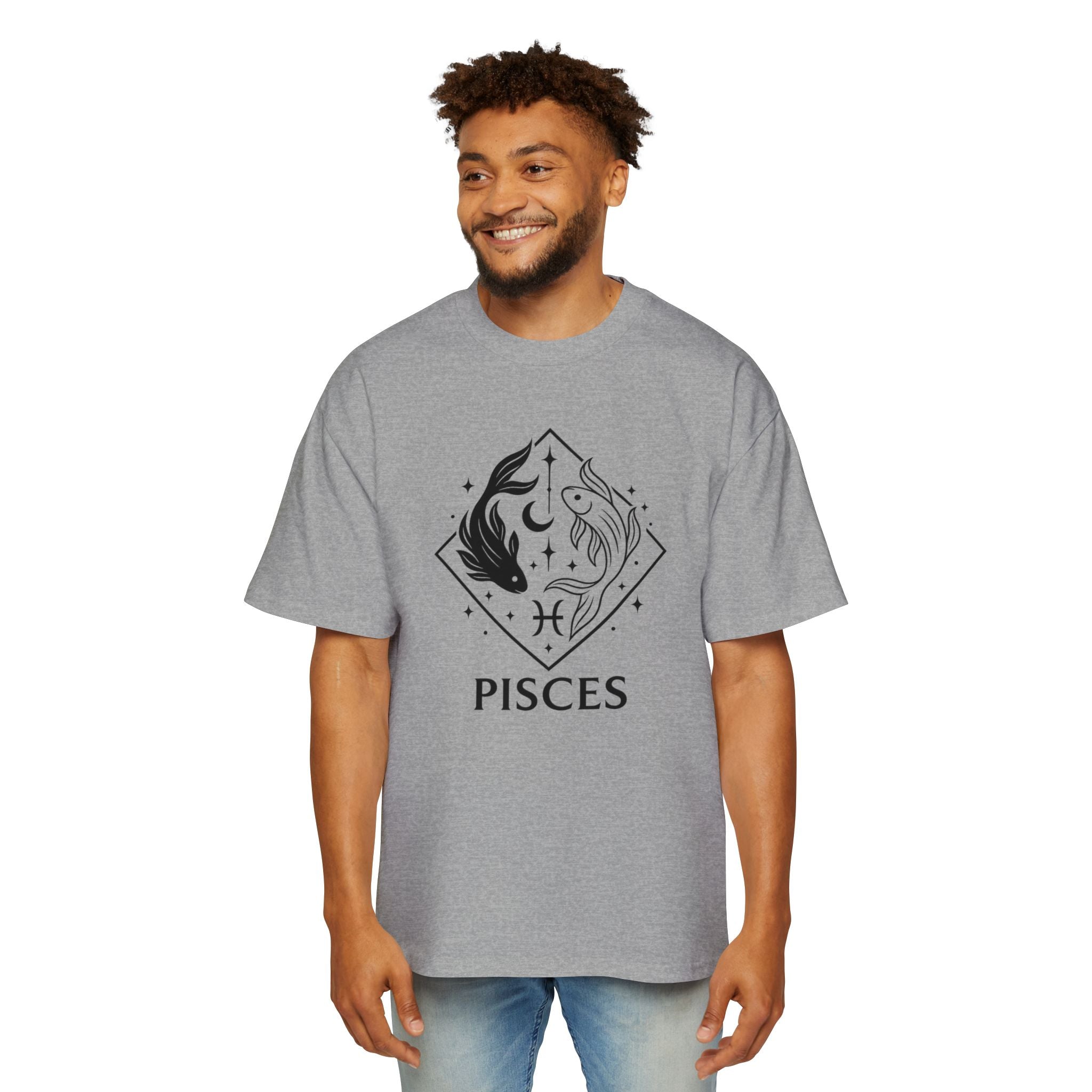 Oversized Pisces Tee - Streetwear meets Mythology