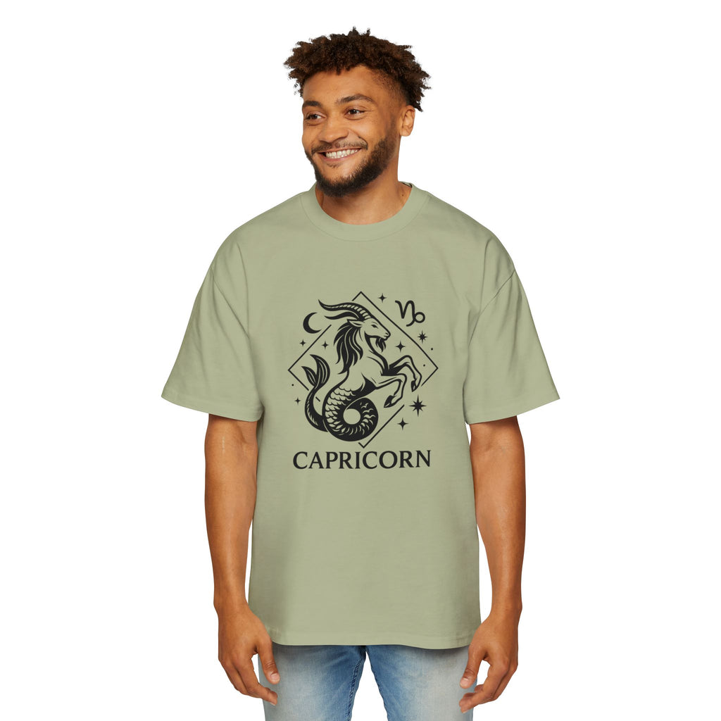 Oversized Capricorn Tee - Streetwear meets Mythology