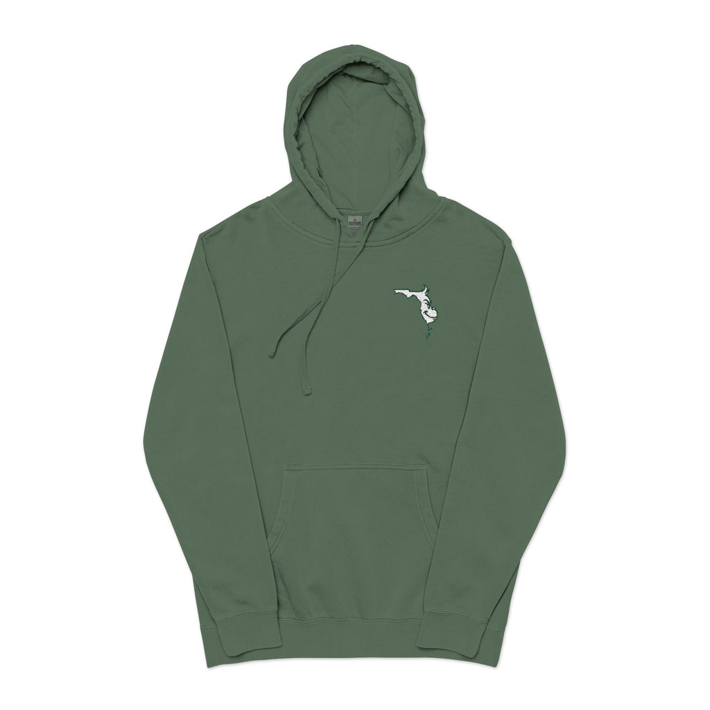 Embroidered Hoodie - Florida Grinchmas