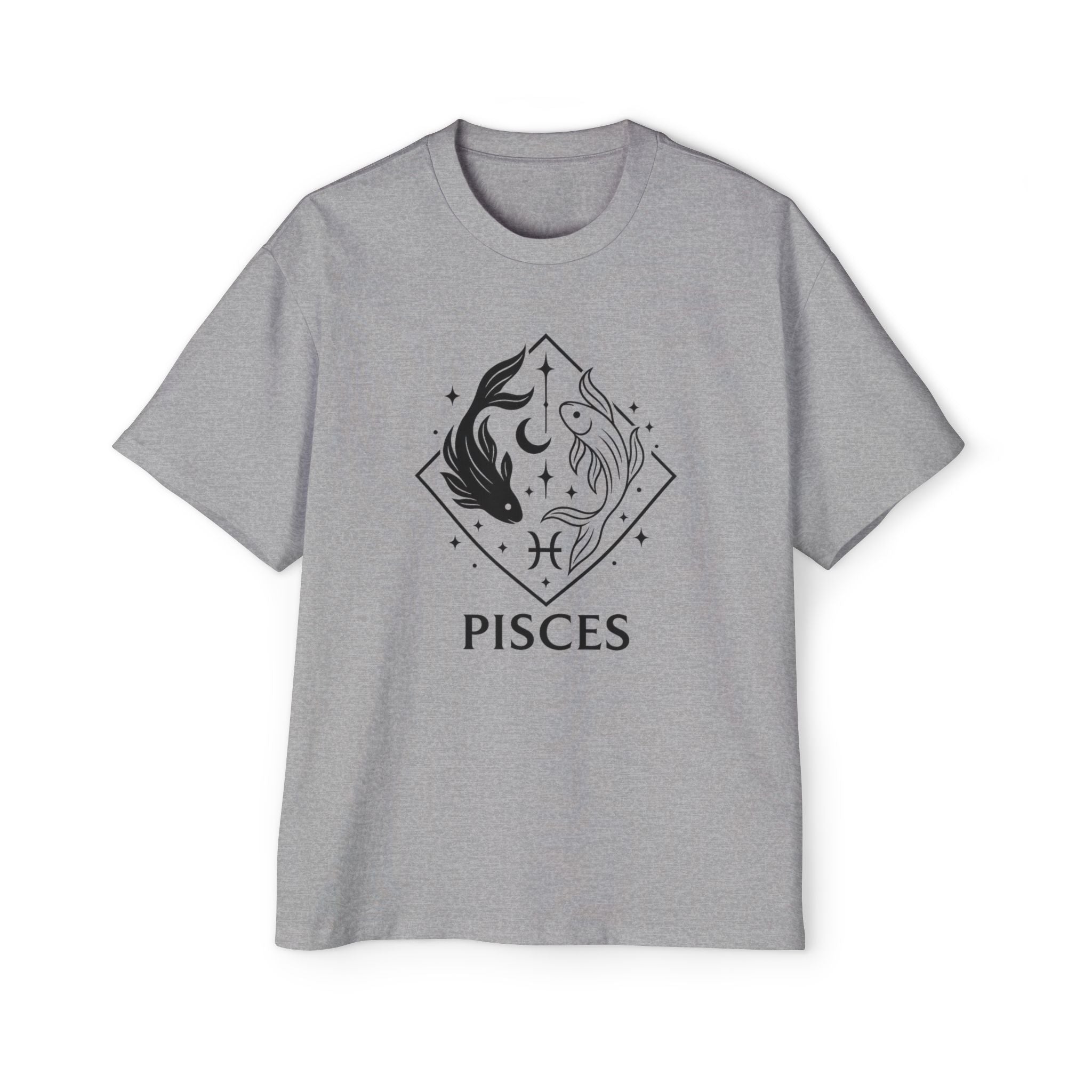 Oversized Pisces Tee - Streetwear meets Mythology