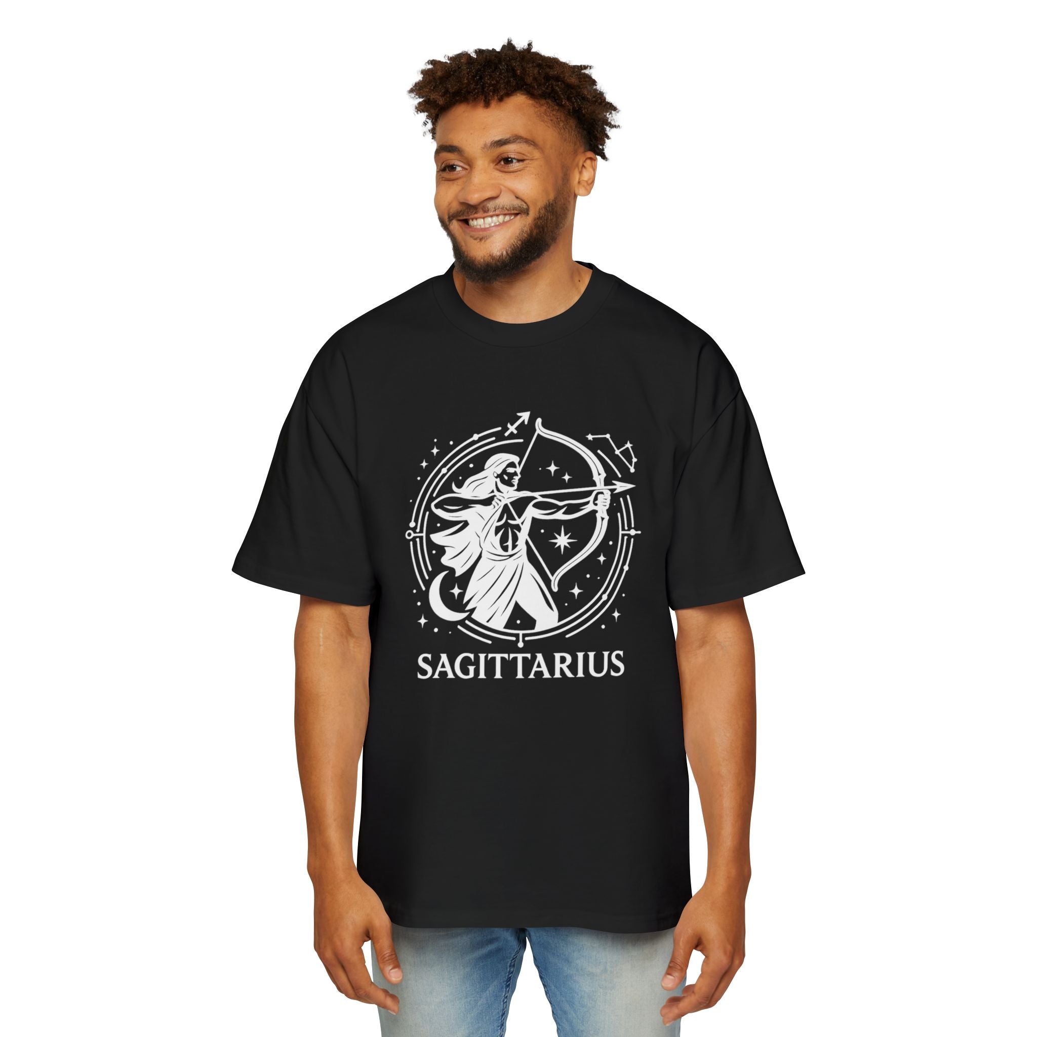 Oversized Sagittarius Tee - Streetwear meets Mythology