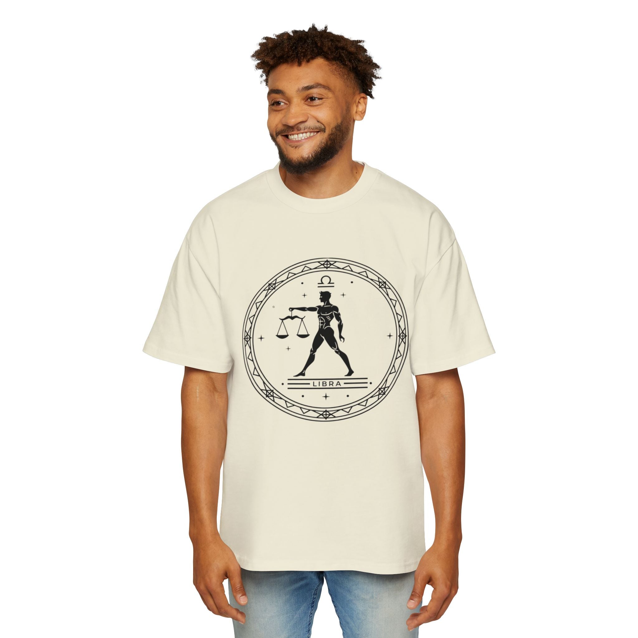 Oversized Libra Tee - Streetwear meets Mythology