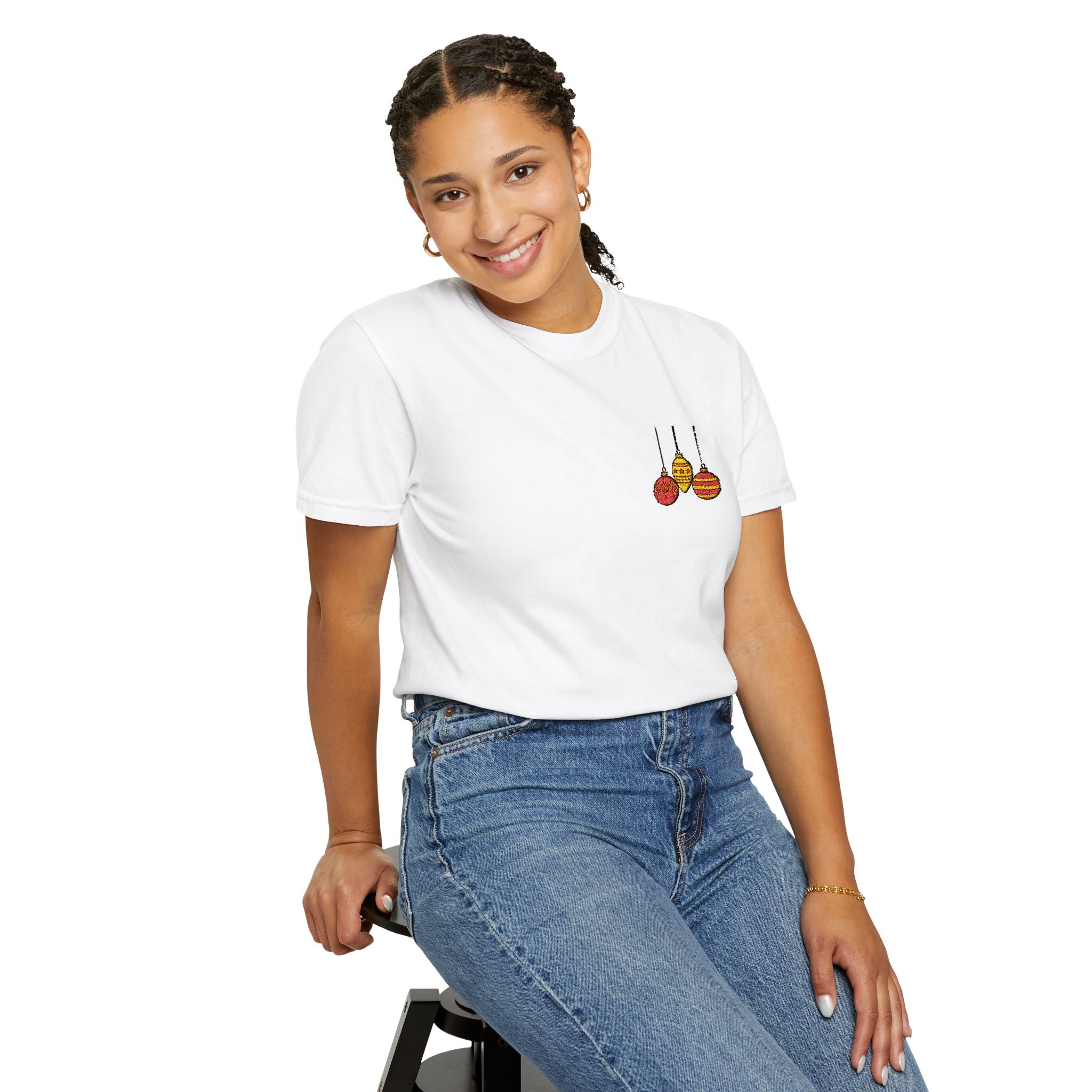 Embroidered Ornament T-Shirt