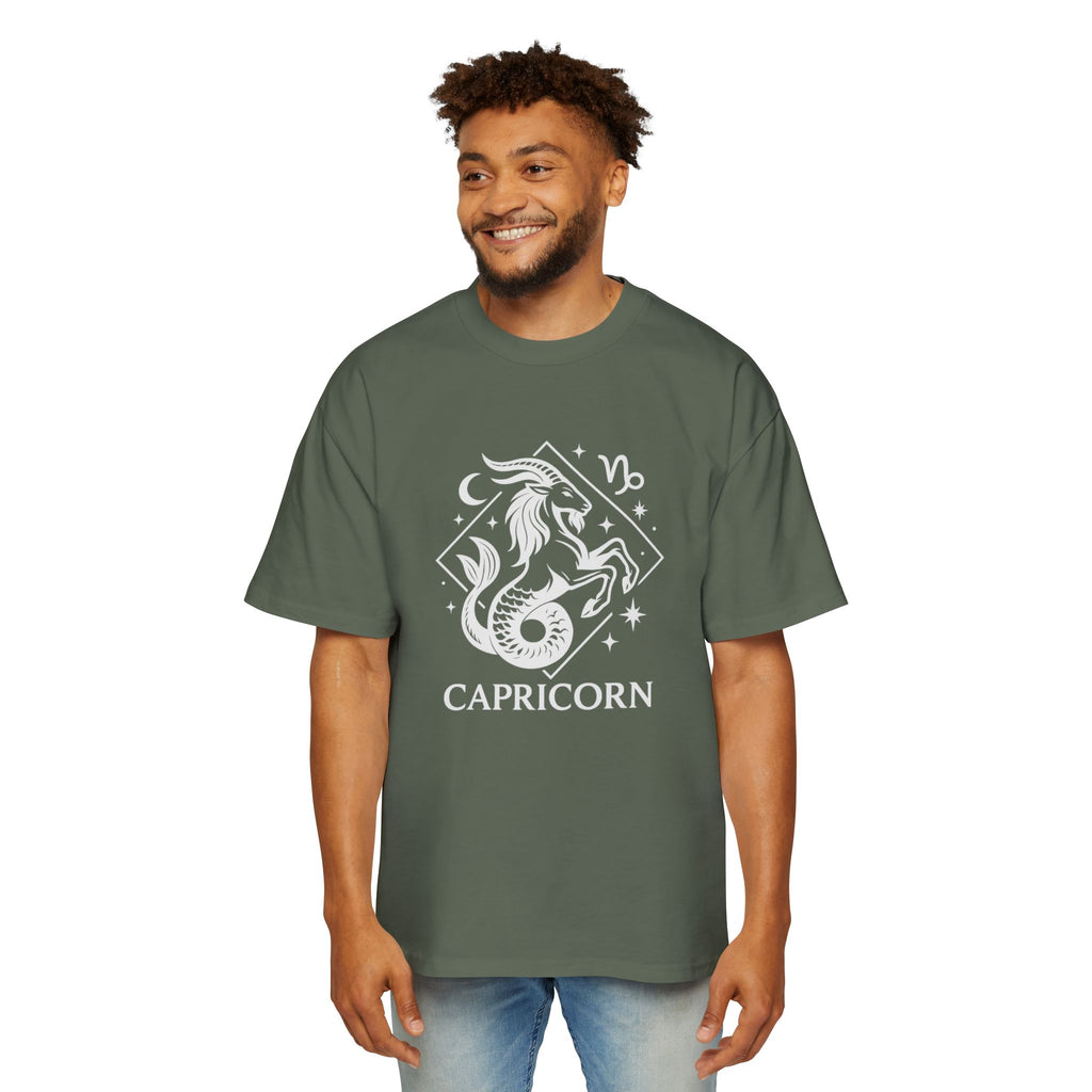 Oversized Capricorn Tee - Streetwear meets Mythology