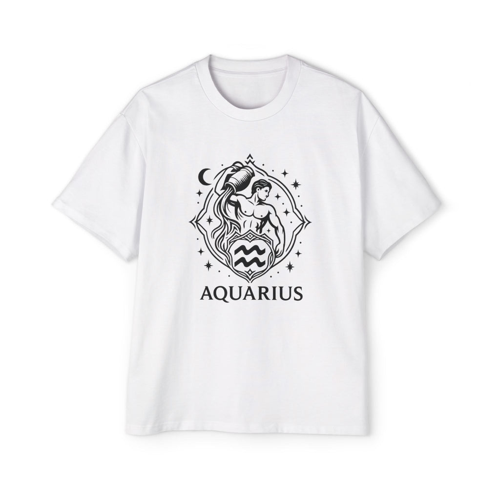Oversized Aquarius Tee - Streetwear meets Mythology