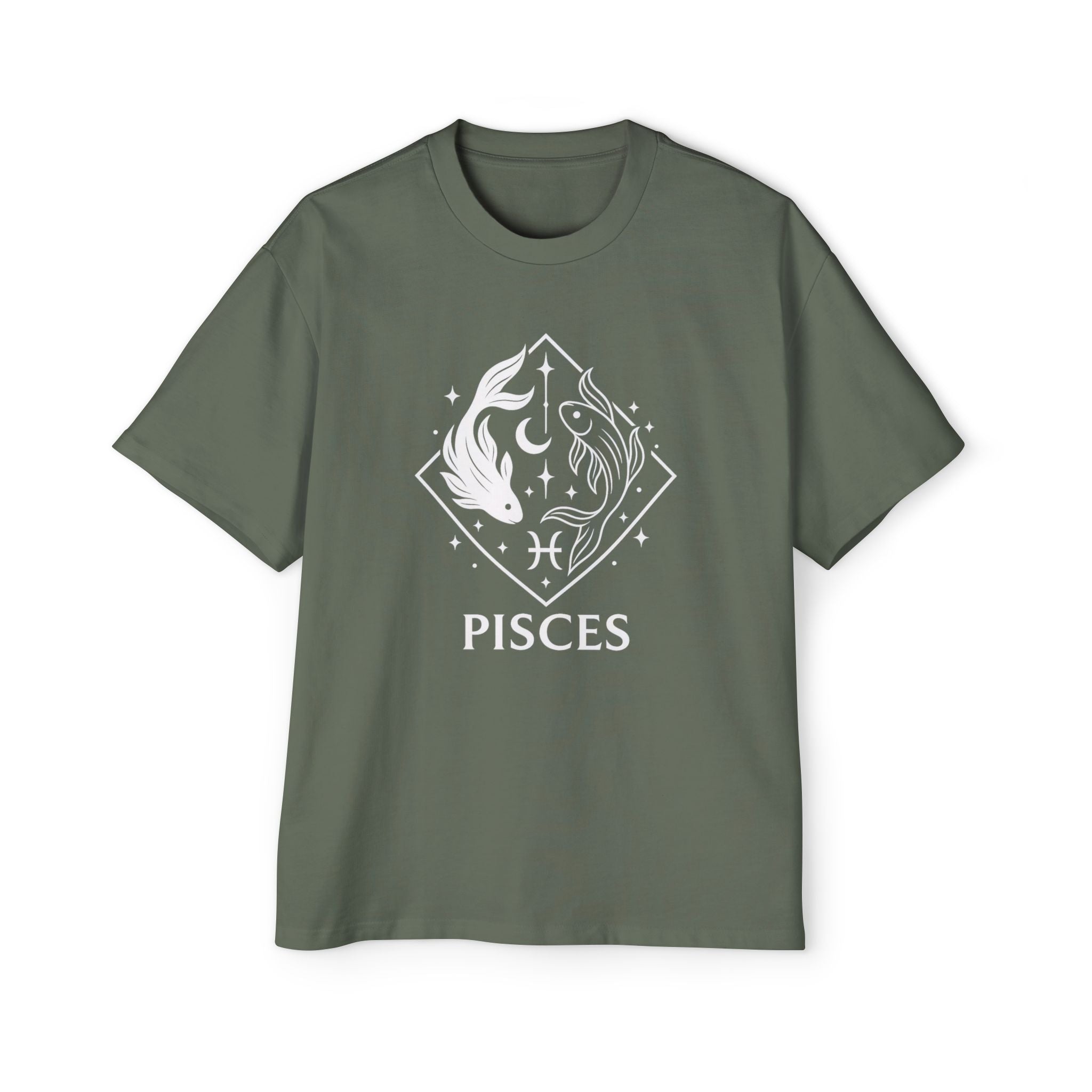 Oversized Pisces Tee - Streetwear meets Mythology