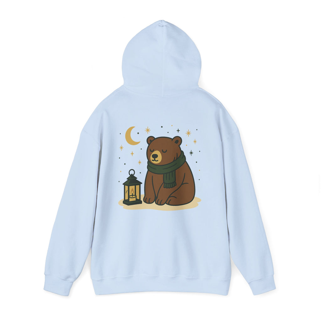 Cozy Lantern Bear Hoodie