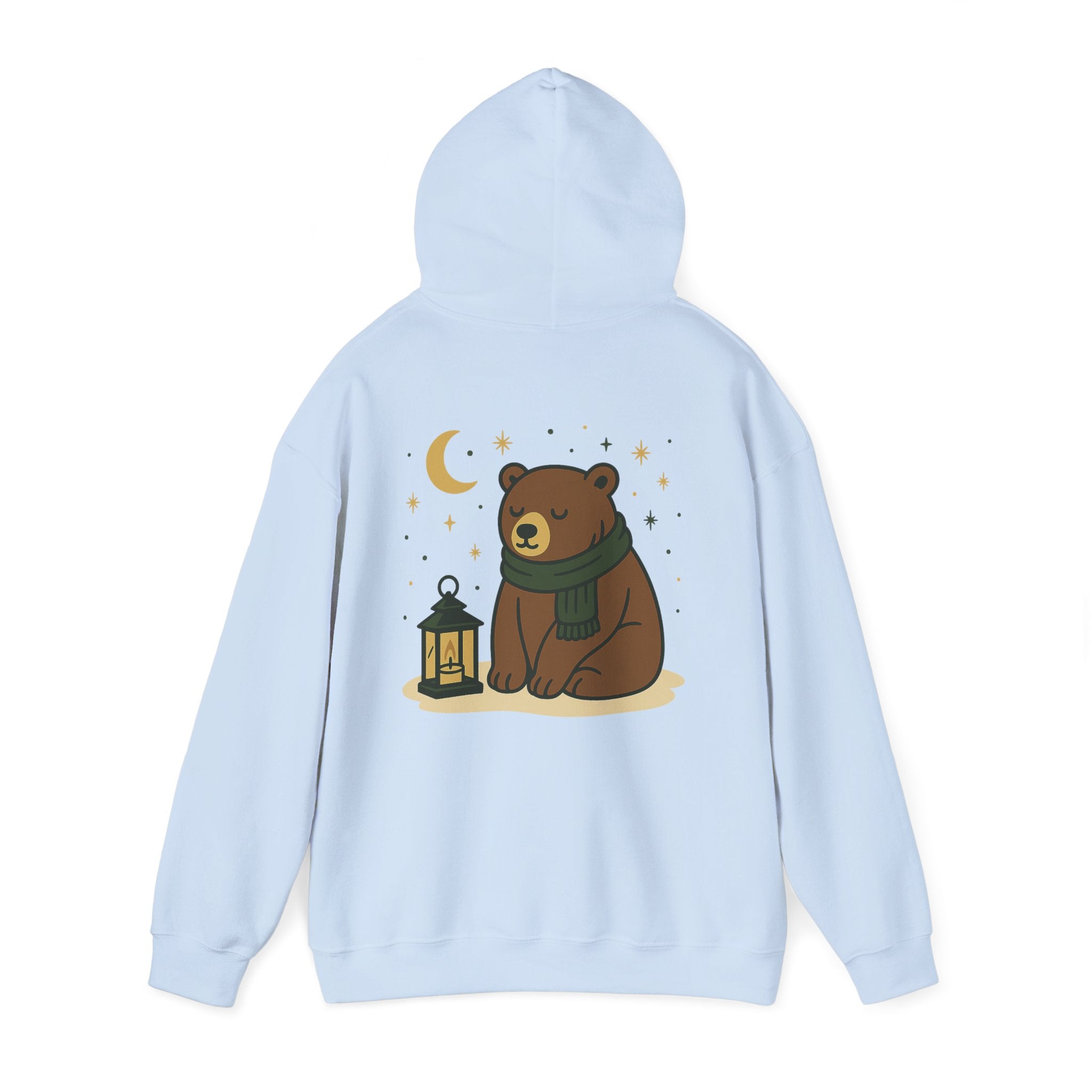 Cozy Lantern Bear Hoodie