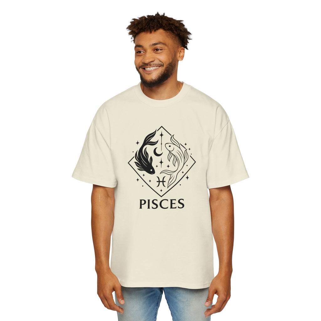 Oversized Pisces Tee - Streetwear meets Mythology