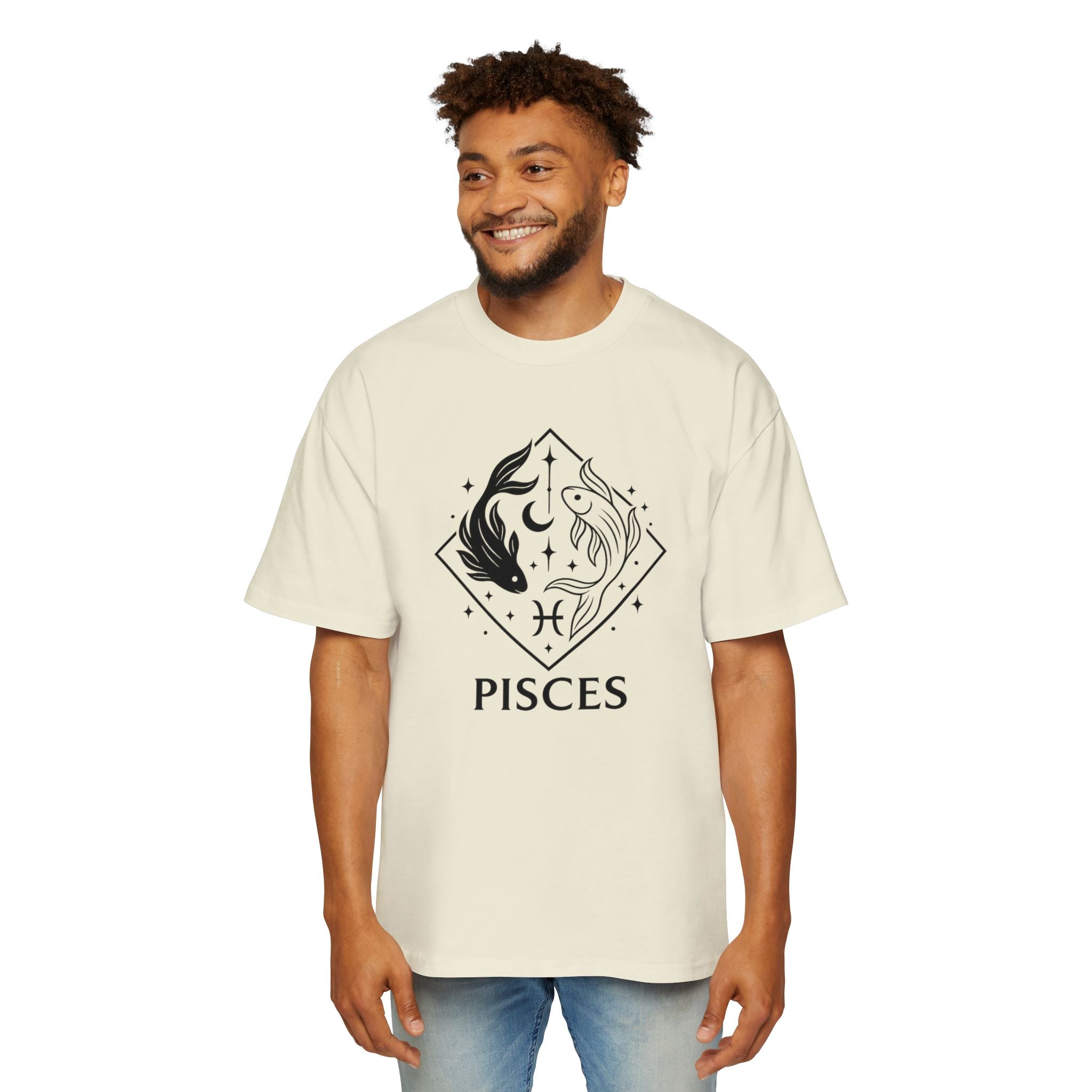Oversized Pisces Tee - Streetwear meets Mythology