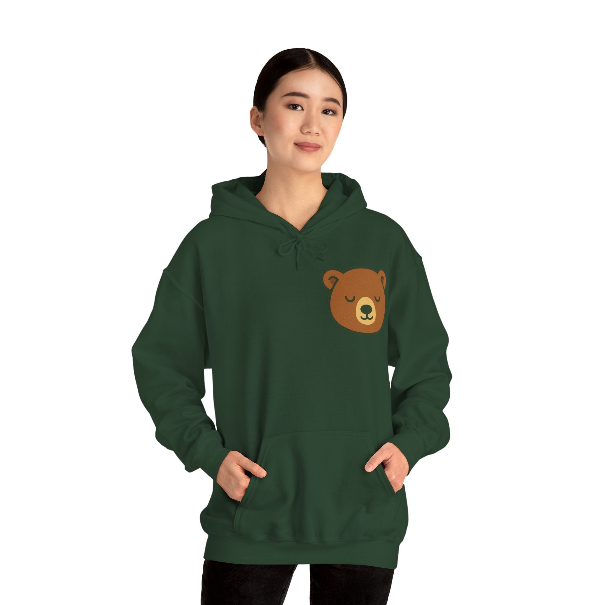 Cozy Lantern Bear Hoodie