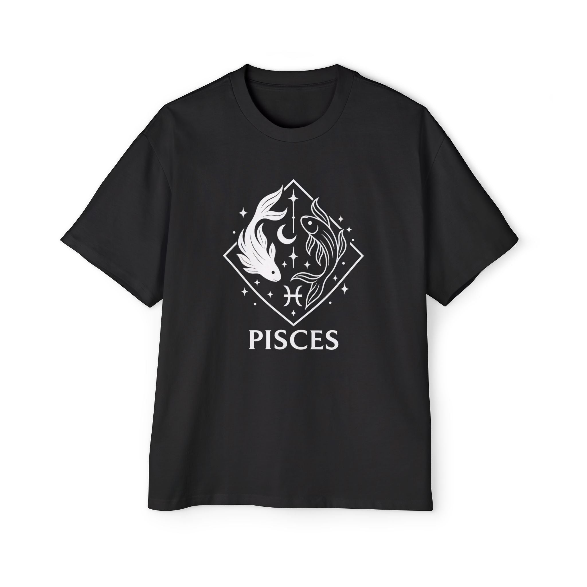 Oversized Pisces Tee - Streetwear meets Mythology