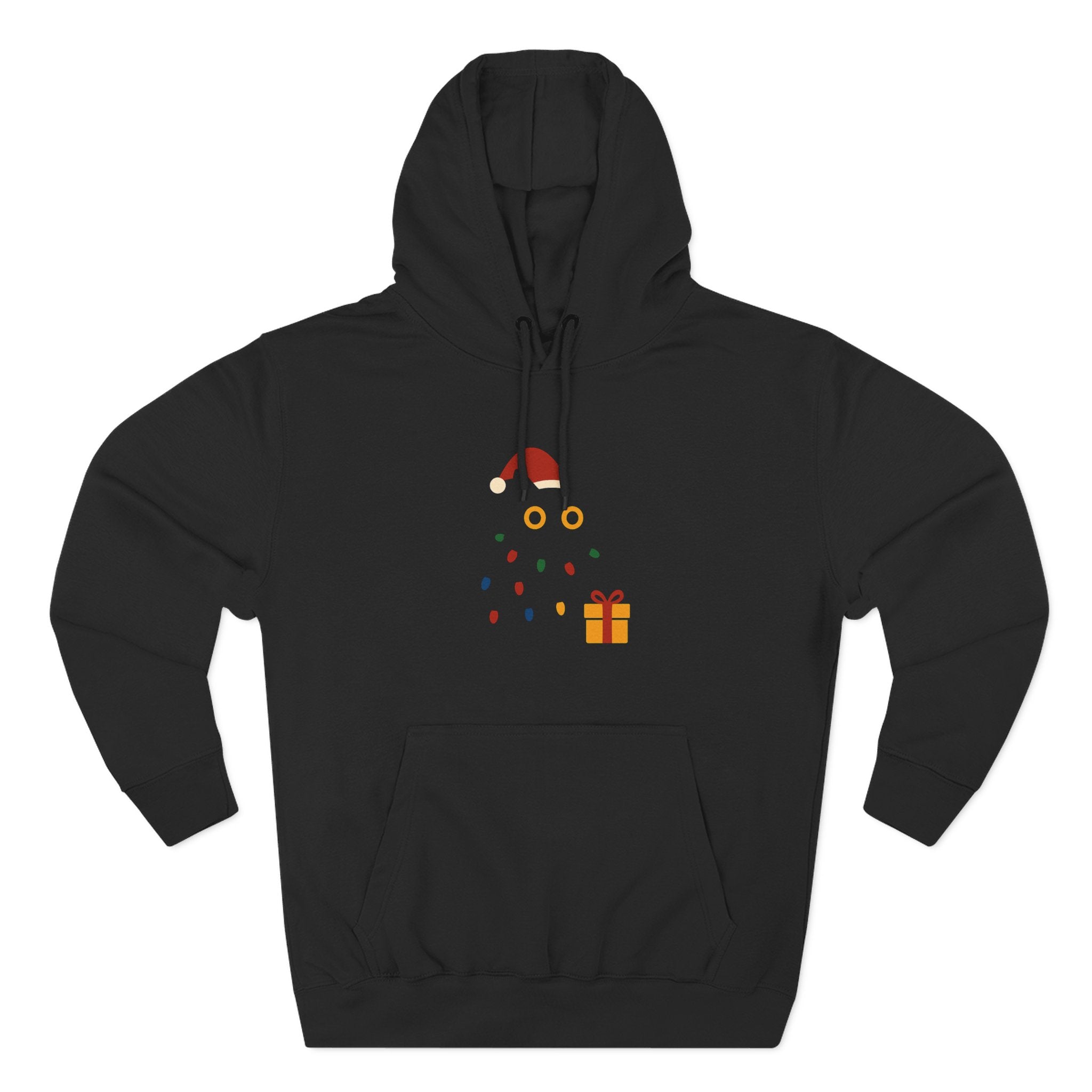 Tangled Black Cat Christmas Hoodie