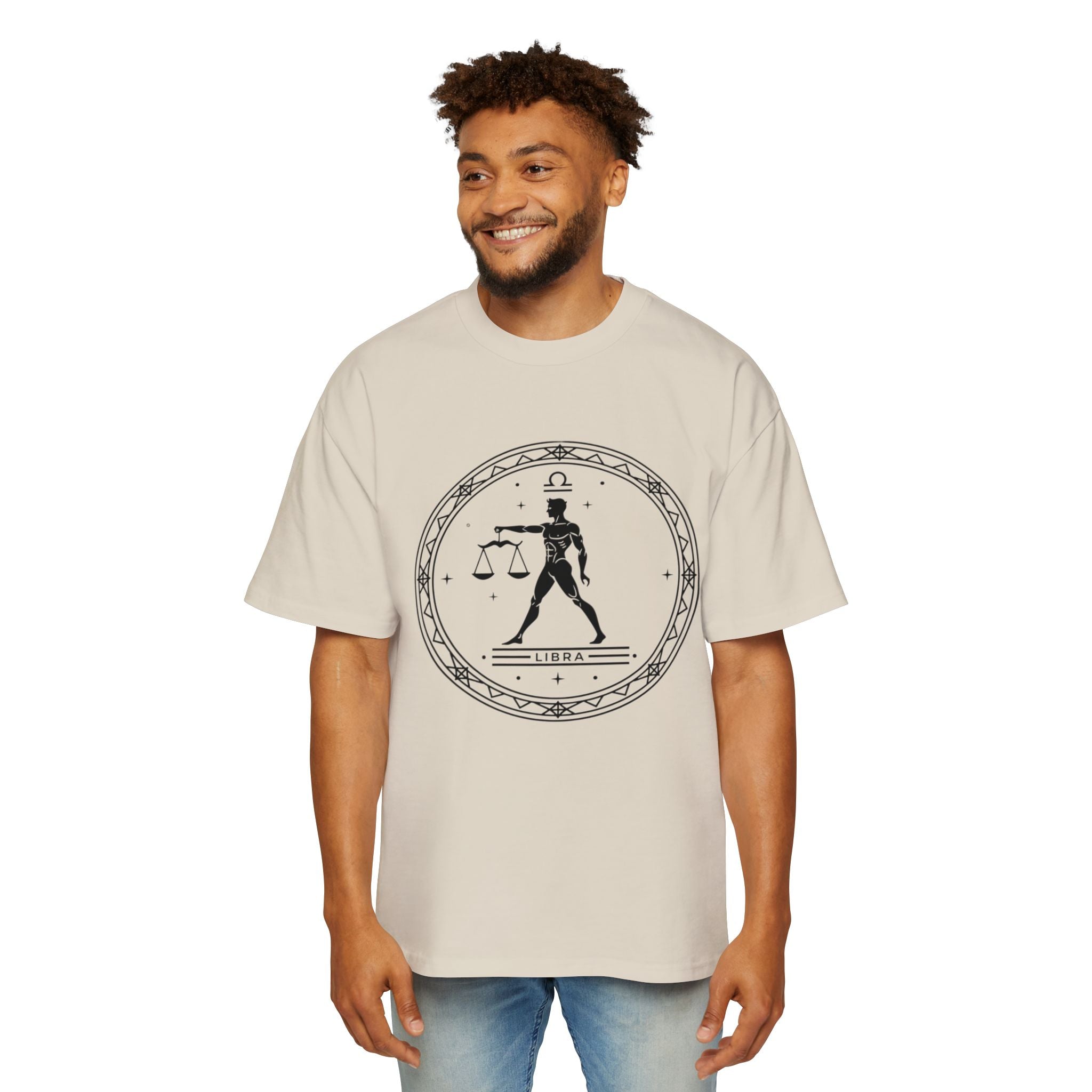 Oversized Libra Tee - Streetwear meets Mythology