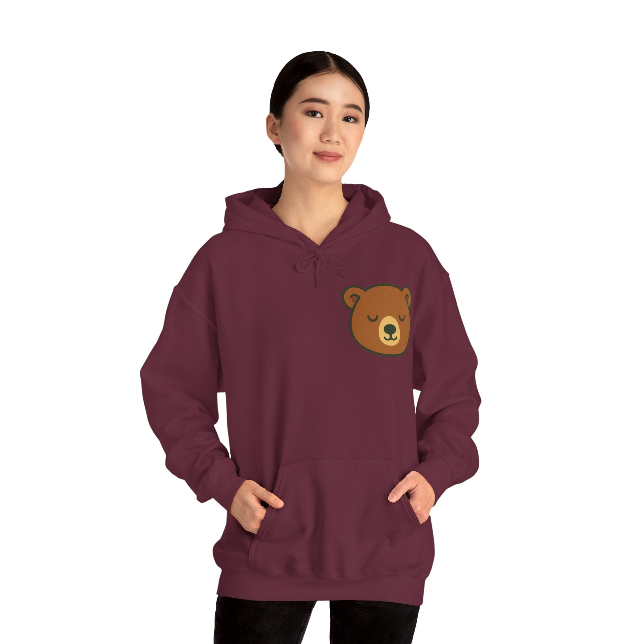 Cozy Lantern Bear Hoodie