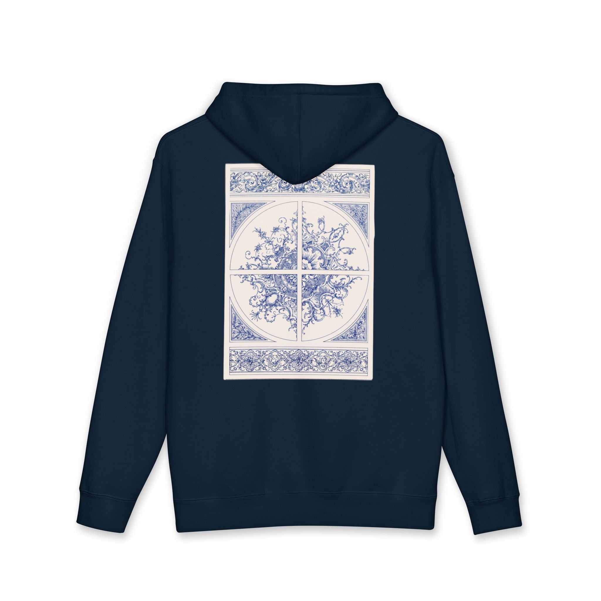 Azulejo Floral Tile hoodie | Ceramic inspired floral illustration