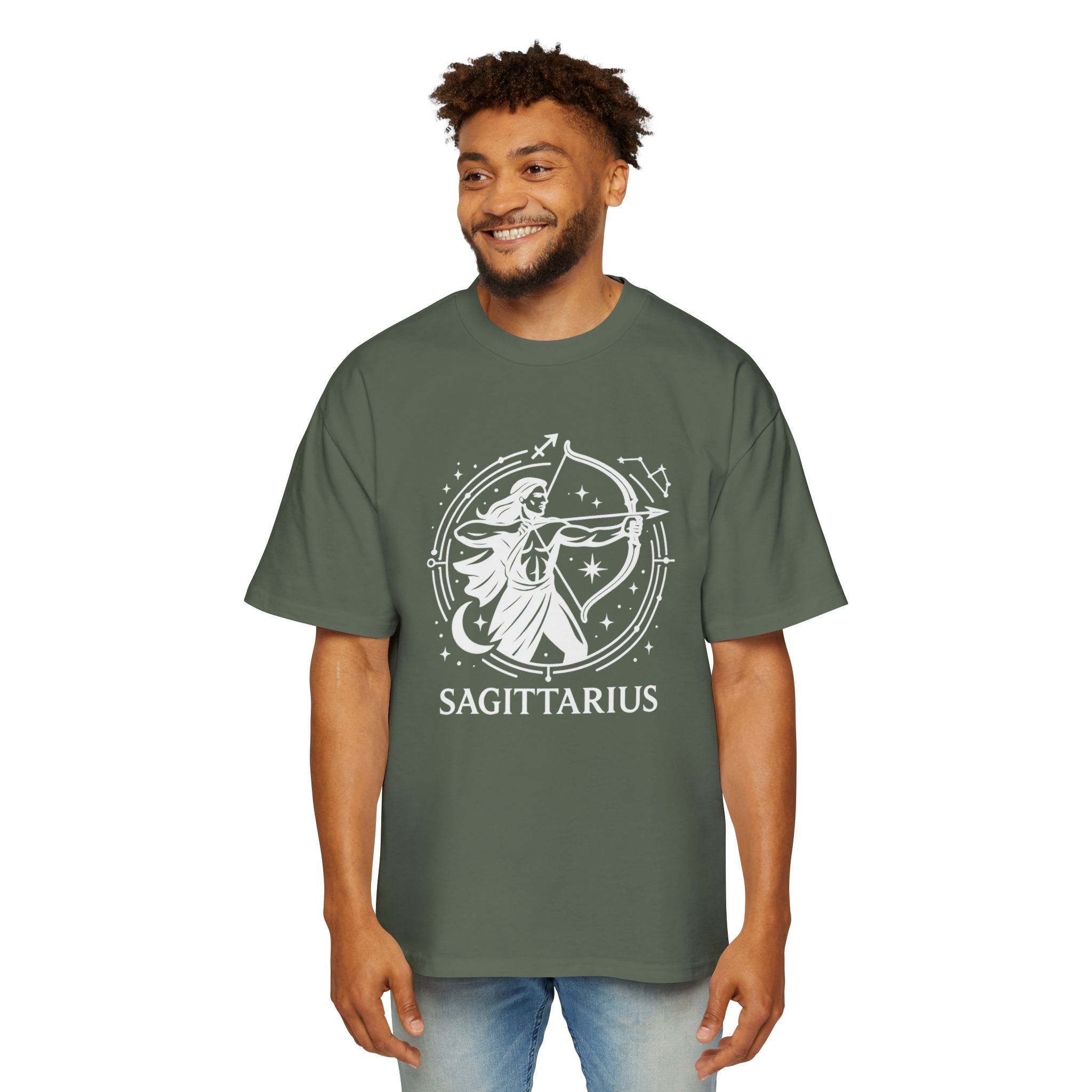Oversized Sagittarius Tee - Streetwear meets Mythology