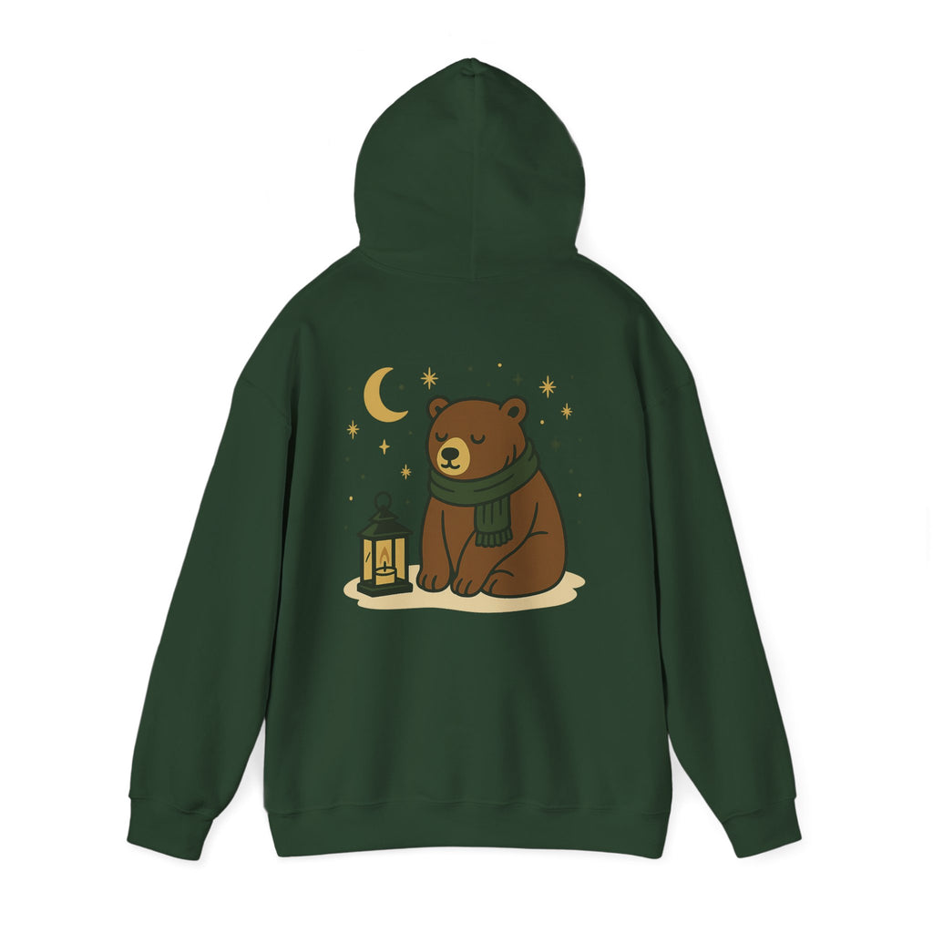 Cozy Lantern Bear Hoodie