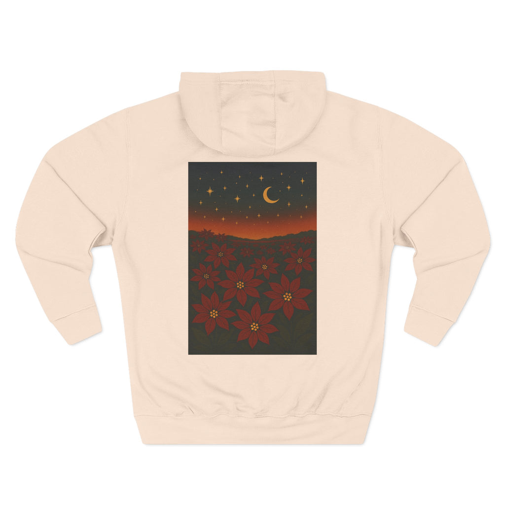 Poinsettia Winter Bloom Hoodie