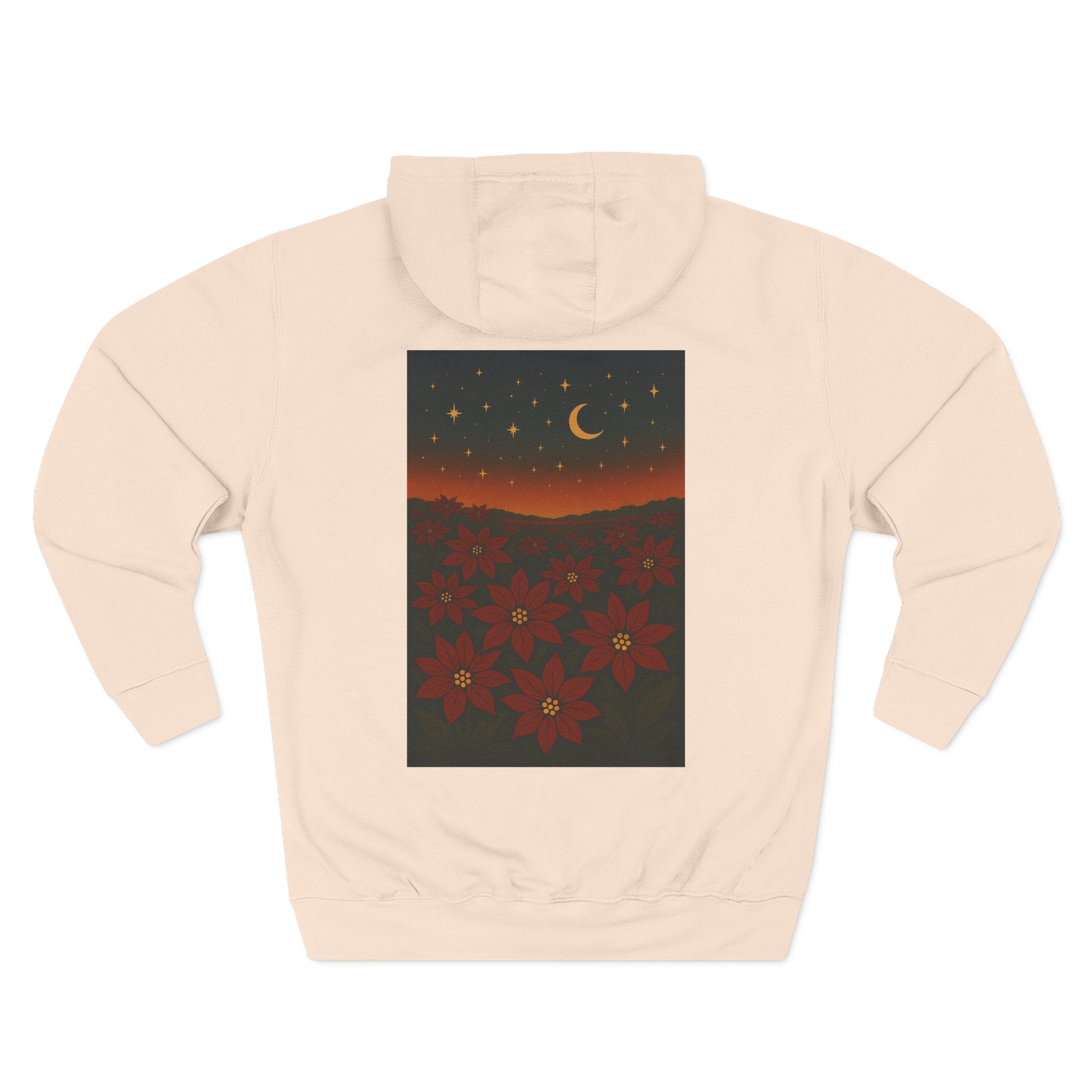 Poinsettia Winter Bloom Hoodie