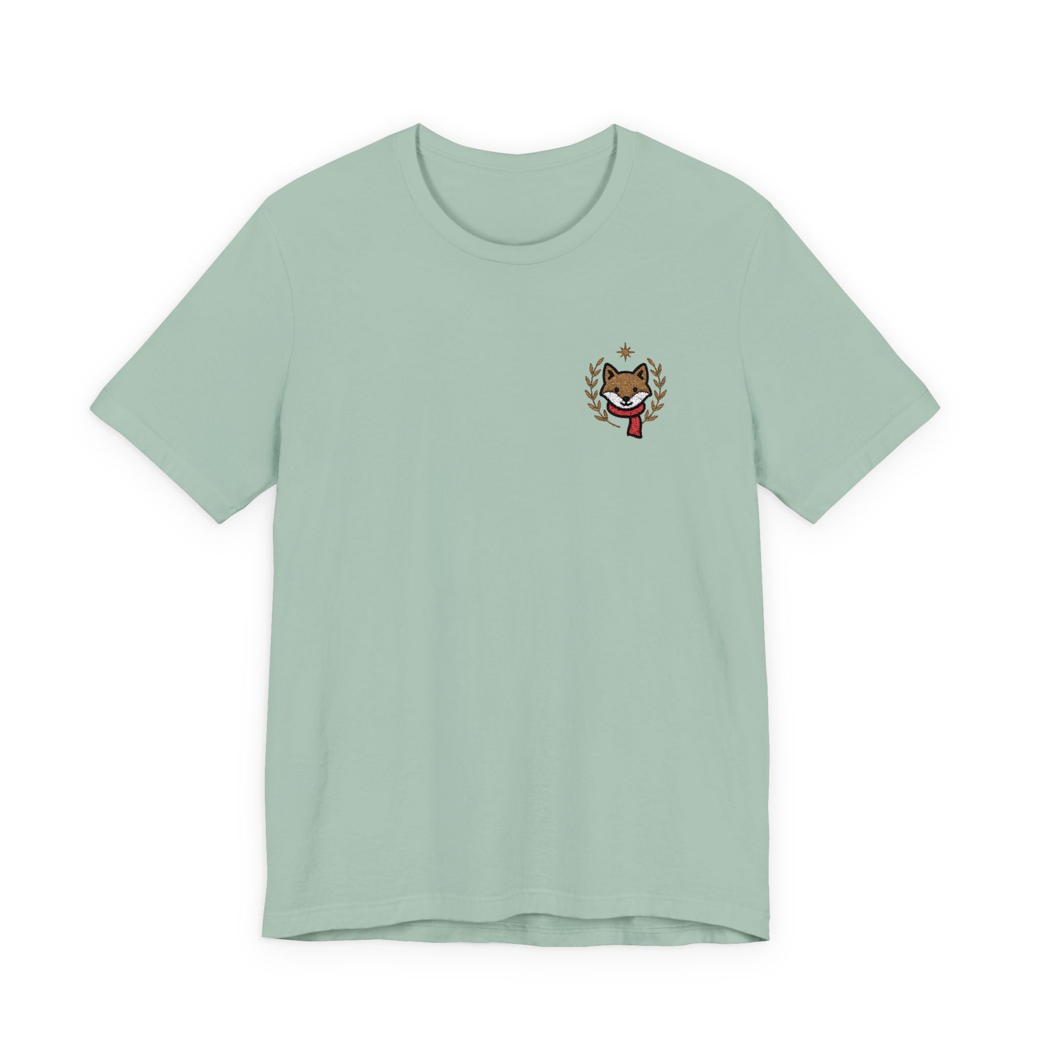 Winter Fox Embroidered T Shirt