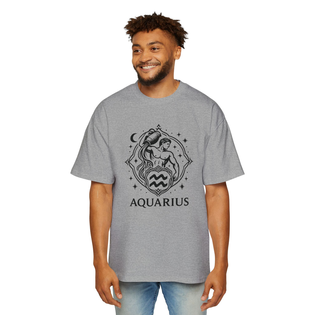 Oversized Aquarius Tee - Streetwear meets Mythology