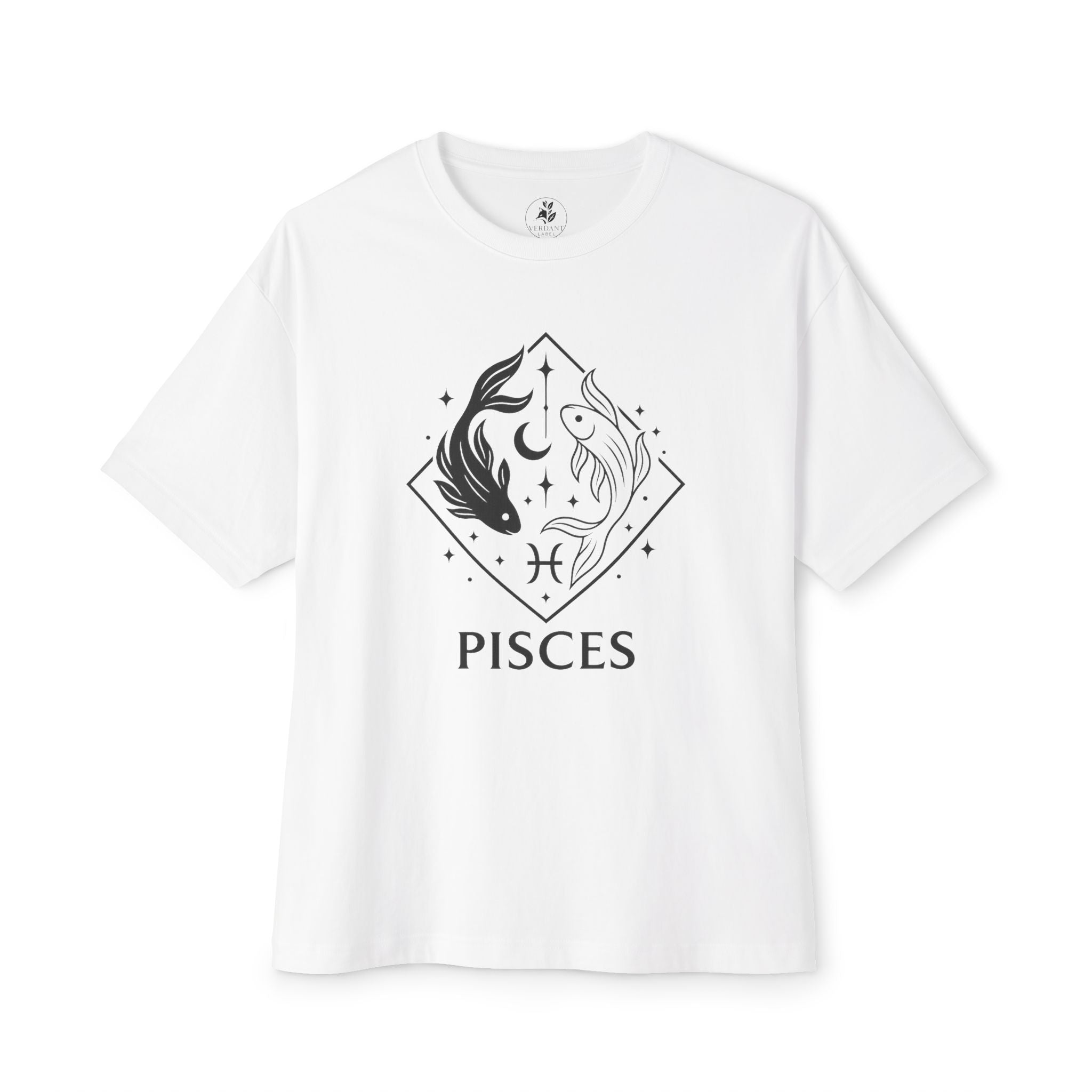Oversized Pisces Tee - Streetwear meets Mythology