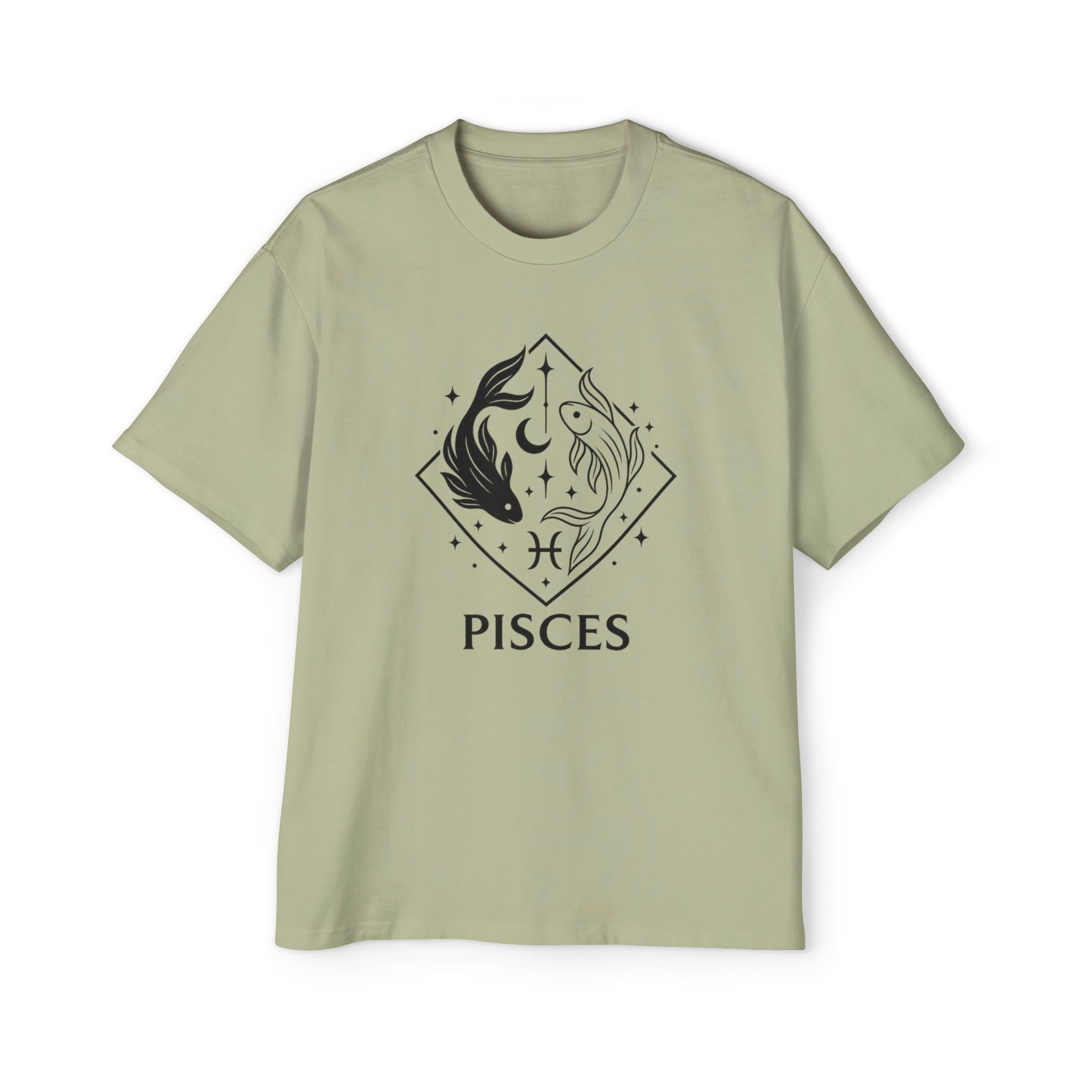 Oversized Pisces Tee - Streetwear meets Mythology