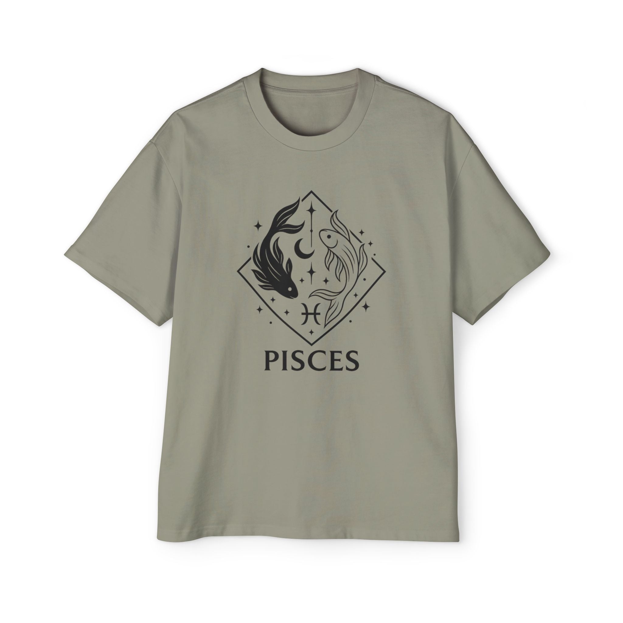 Oversized Pisces Tee - Streetwear meets Mythology