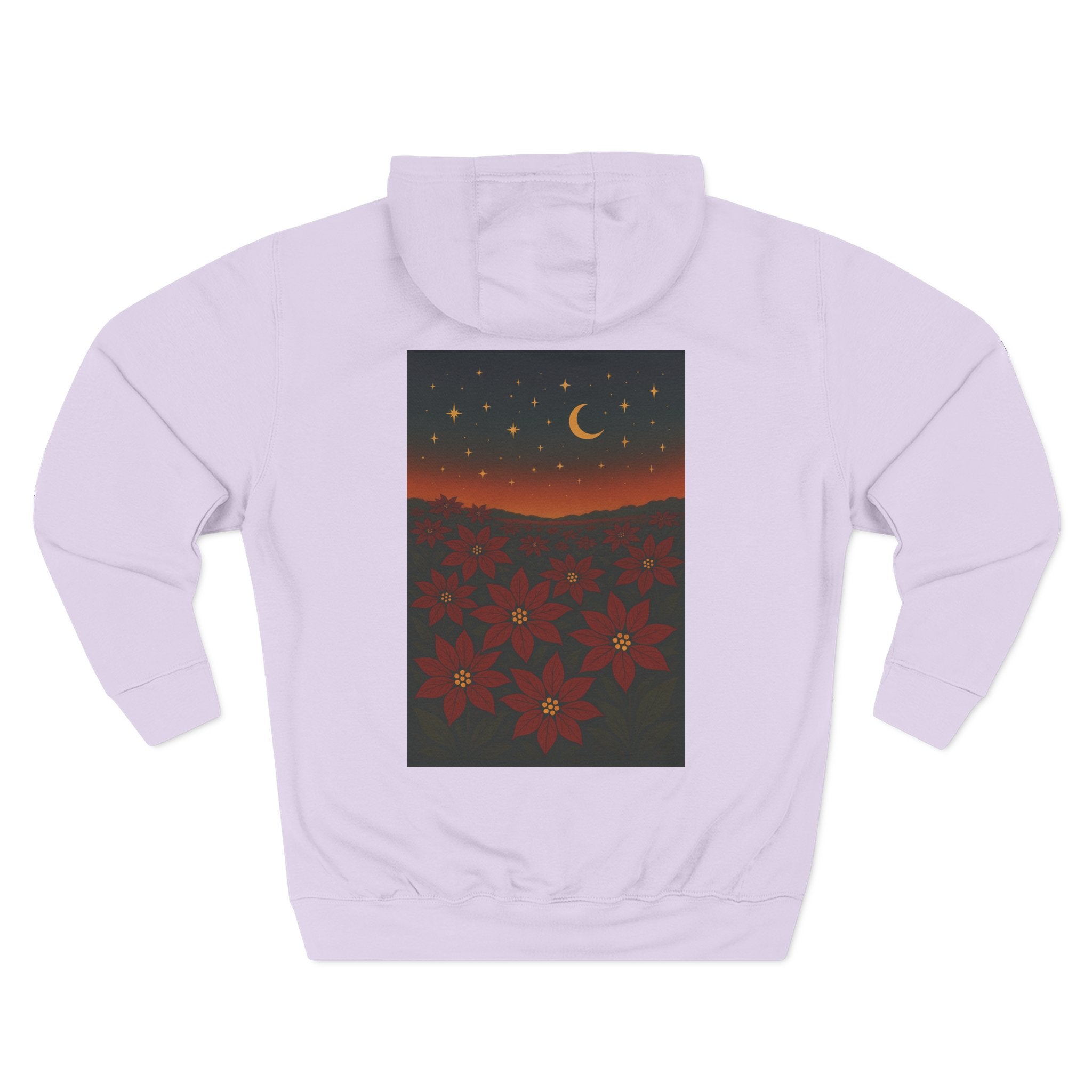 Poinsettia Winter Bloom Hoodie