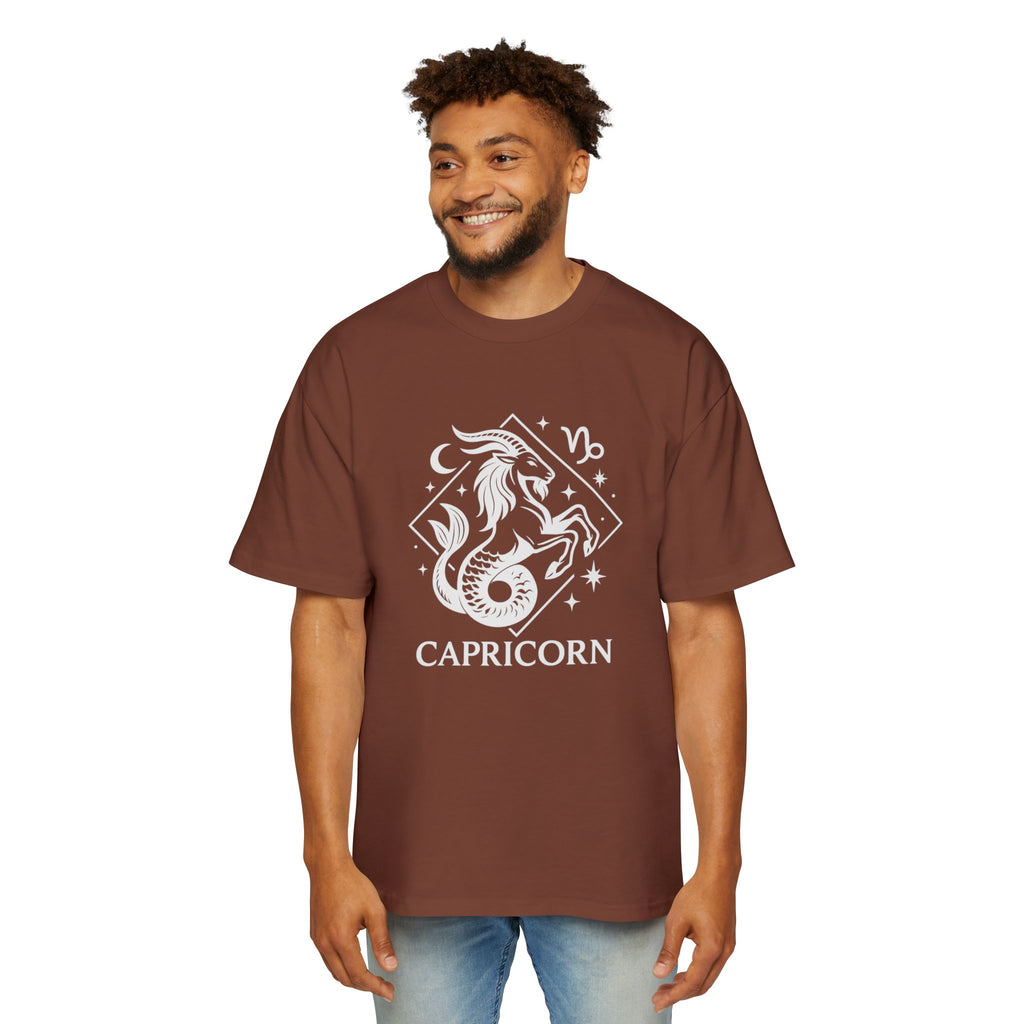 Oversized Capricorn Tee - Streetwear meets Mythology