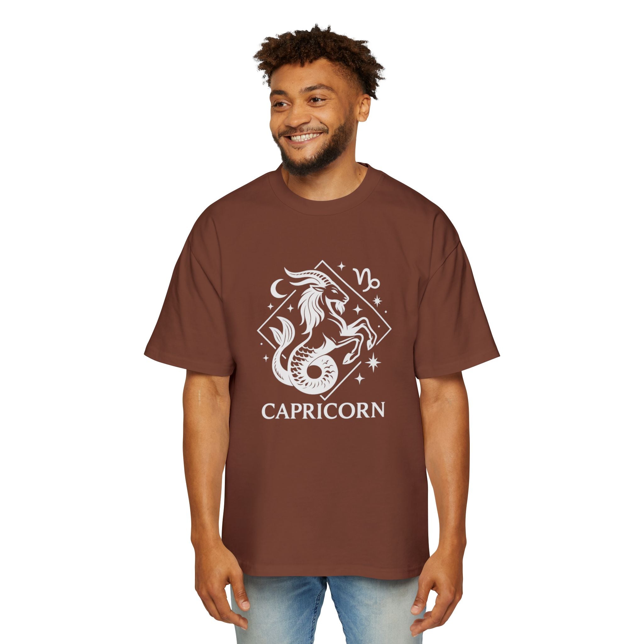Oversized Capricorn Tee - Streetwear meets Mythology